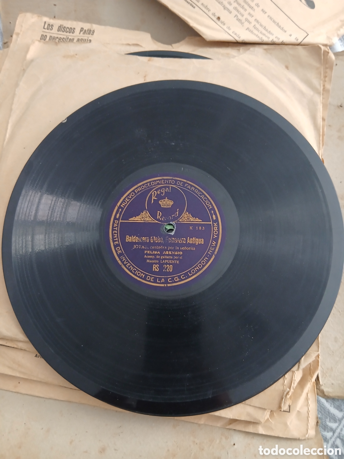 Discos de pizarra: 2 Discos Jotas FELISA ASENSIO - Foto 2