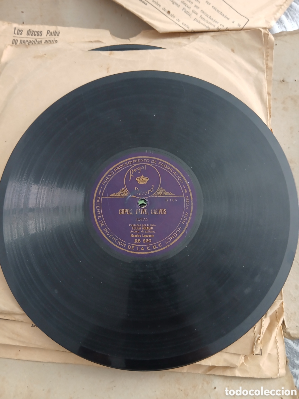 Discos de pizarra: 2 Discos Jotas FELISA ASENSIO - Foto 4