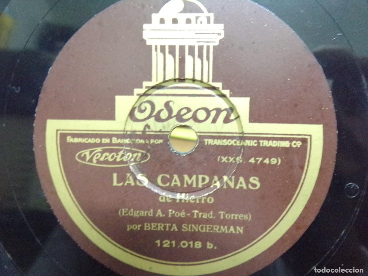 Discos de pizarra: ESTAMOS LIQUIDANDO. disco pizzarra. las campanas de plata - las campanas de hierro. Singerman. Po&eacute;. - Foto 4