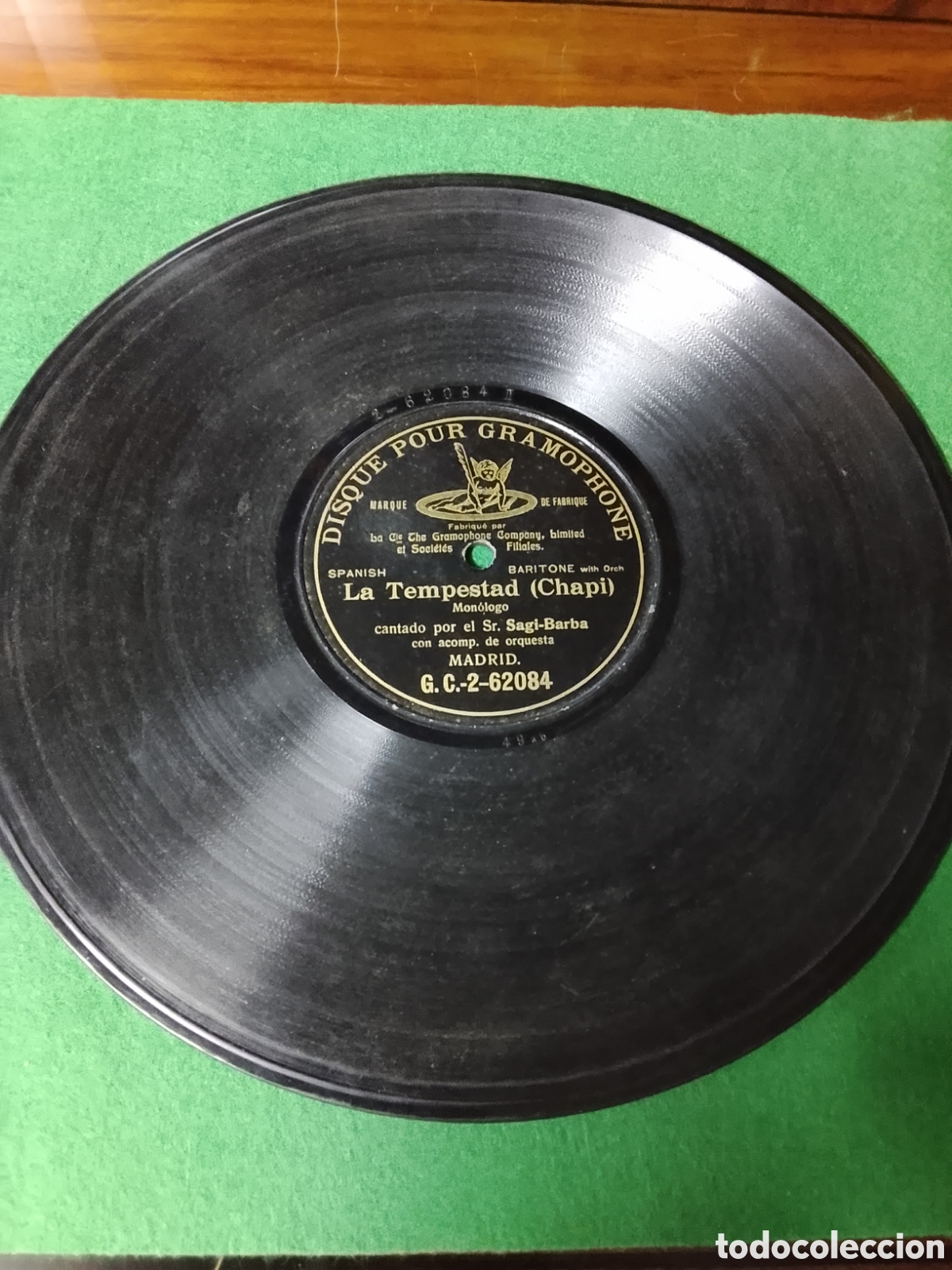 Discos de pizarra: Disco de pizarra la tempestad chapi - Foto 2