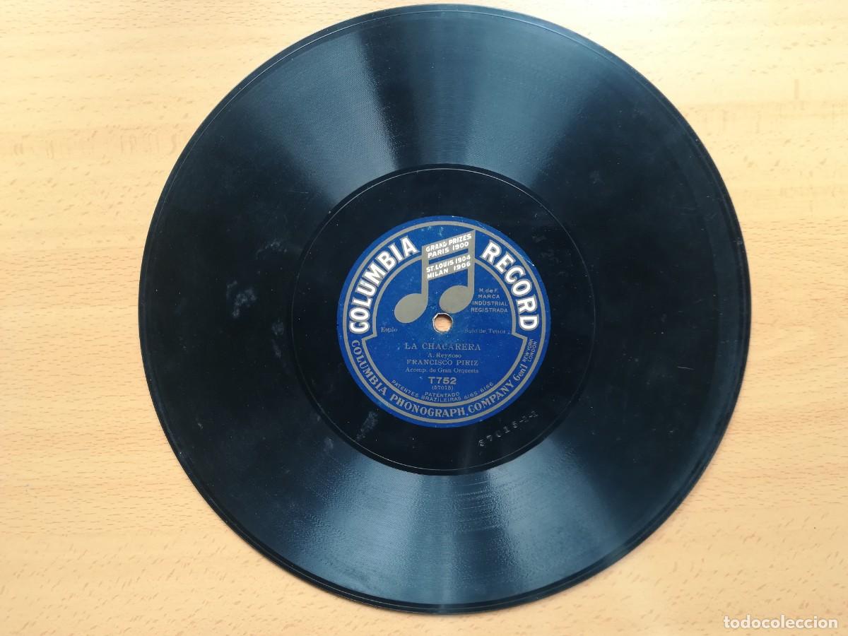 Discos de pizarra: Guardia Nacional. La Chacarera. Francisco Piriz y Orquesta. - Foto 1