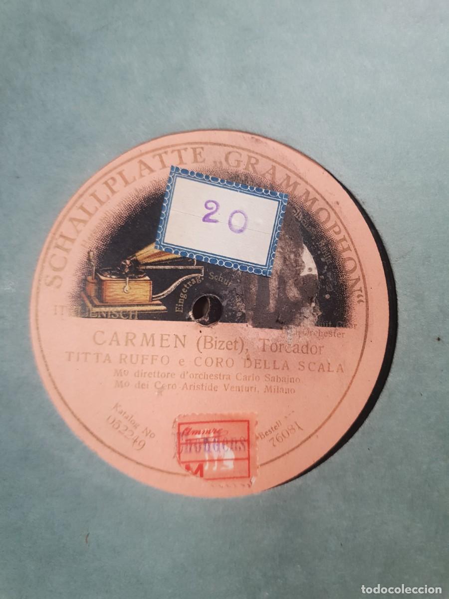 Discos de pizarra: Lote de 12 discos de pizarra en album - Foto 12