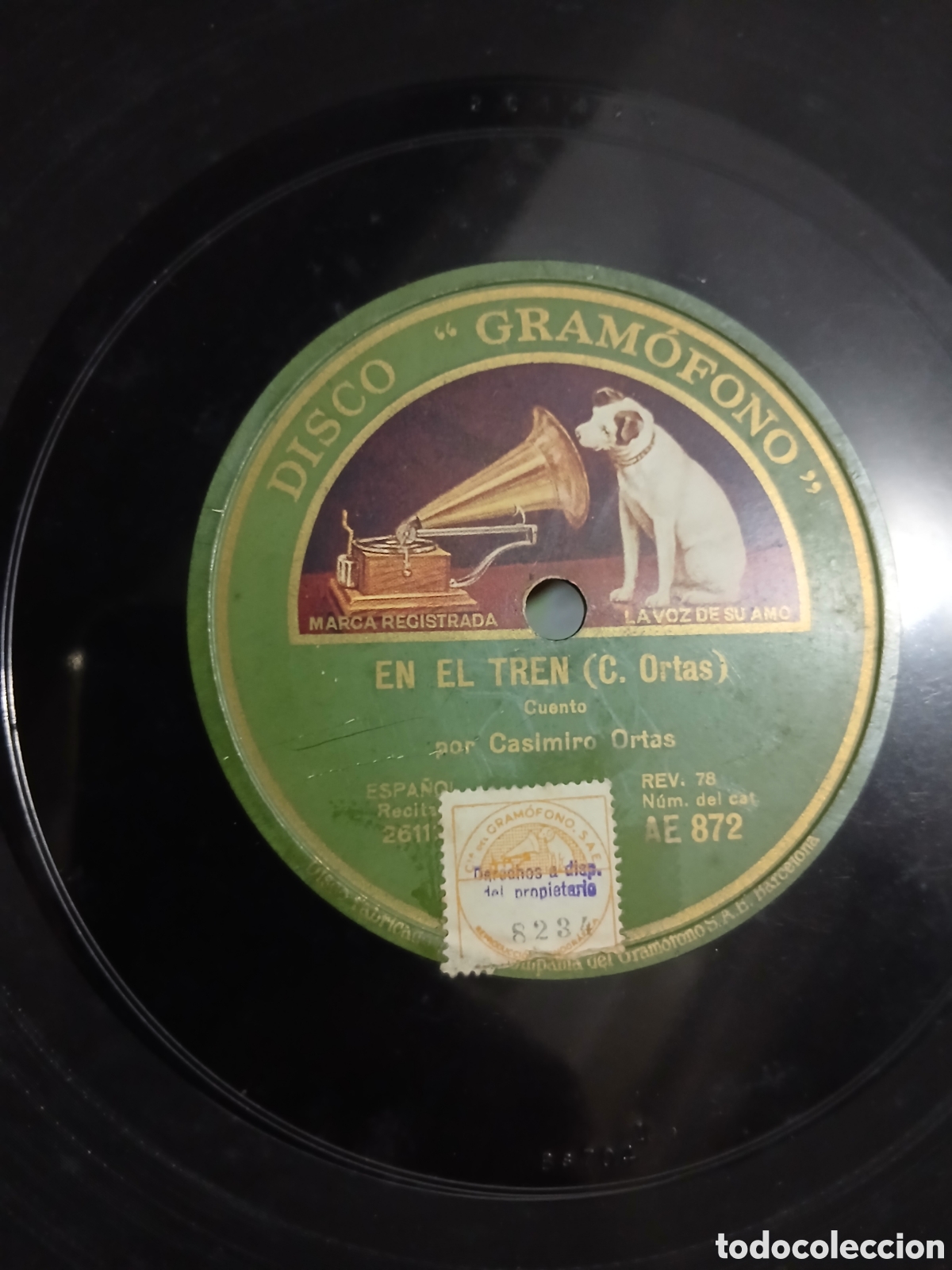 Discos de pizarra: 10 Discos de Pizarra 78rpm Comicos y ventriloquia - Foto 2