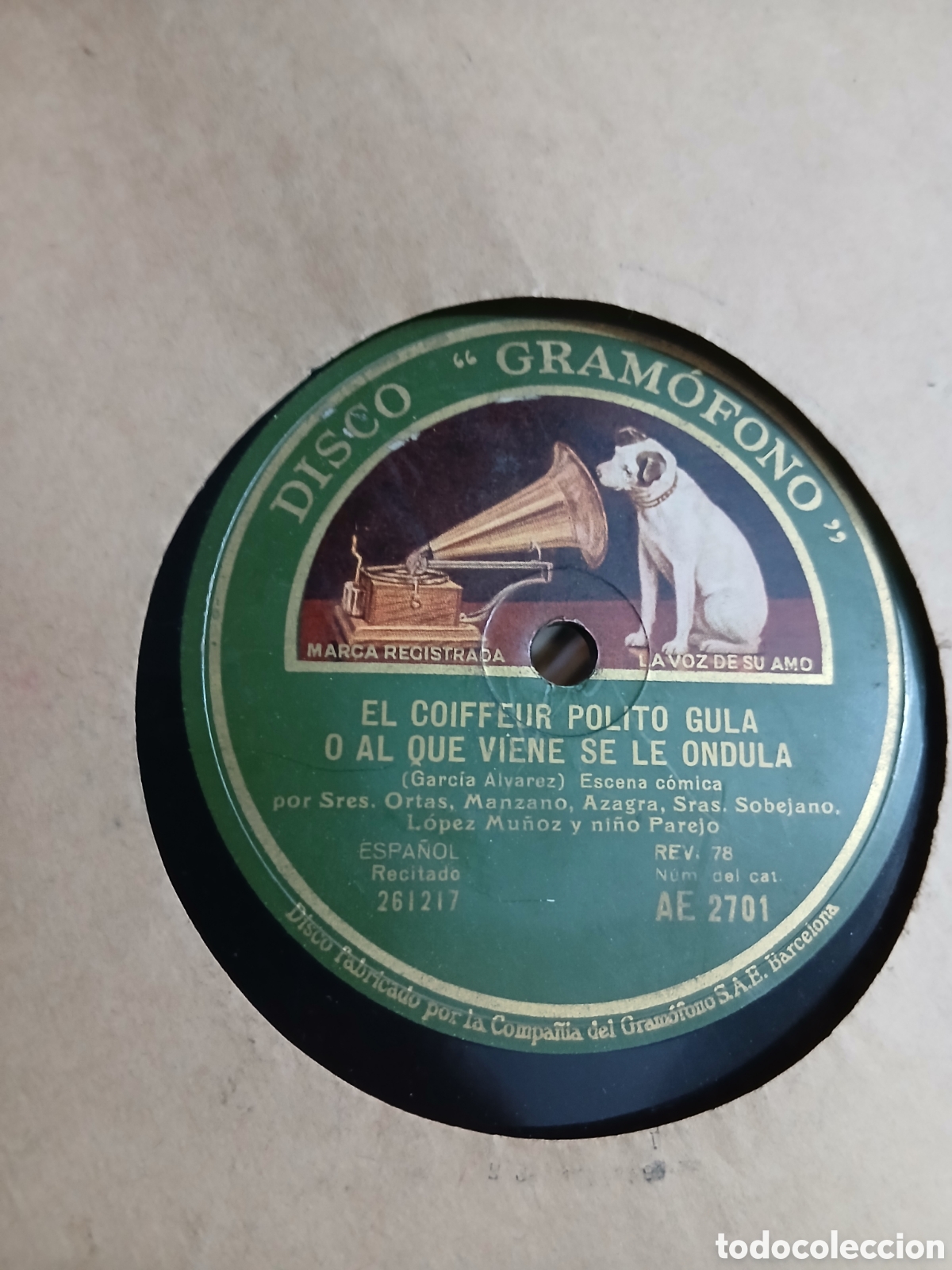 Discos de pizarra: 10 Discos de Pizarra 78rpm Comicos y ventriloquia - Foto 3