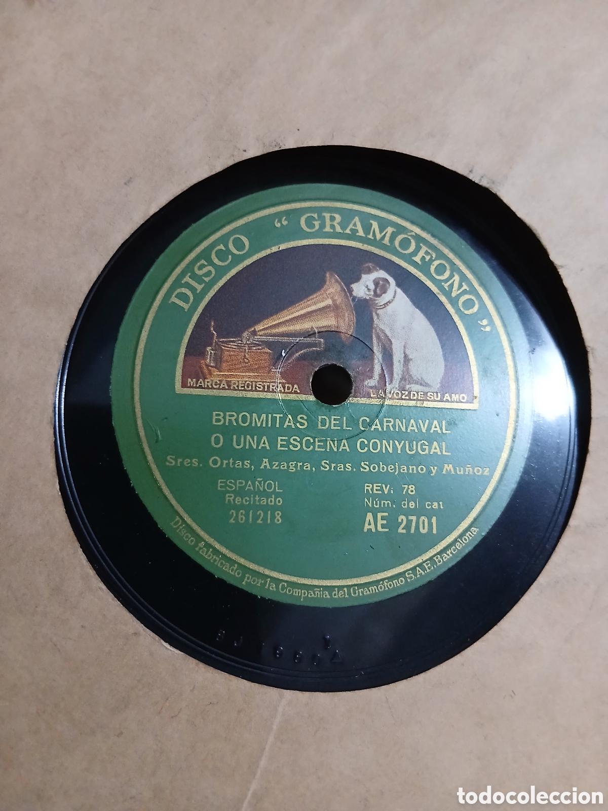 Discos de pizarra: 10 Discos de Pizarra 78rpm Comicos y ventriloquia - Foto 4