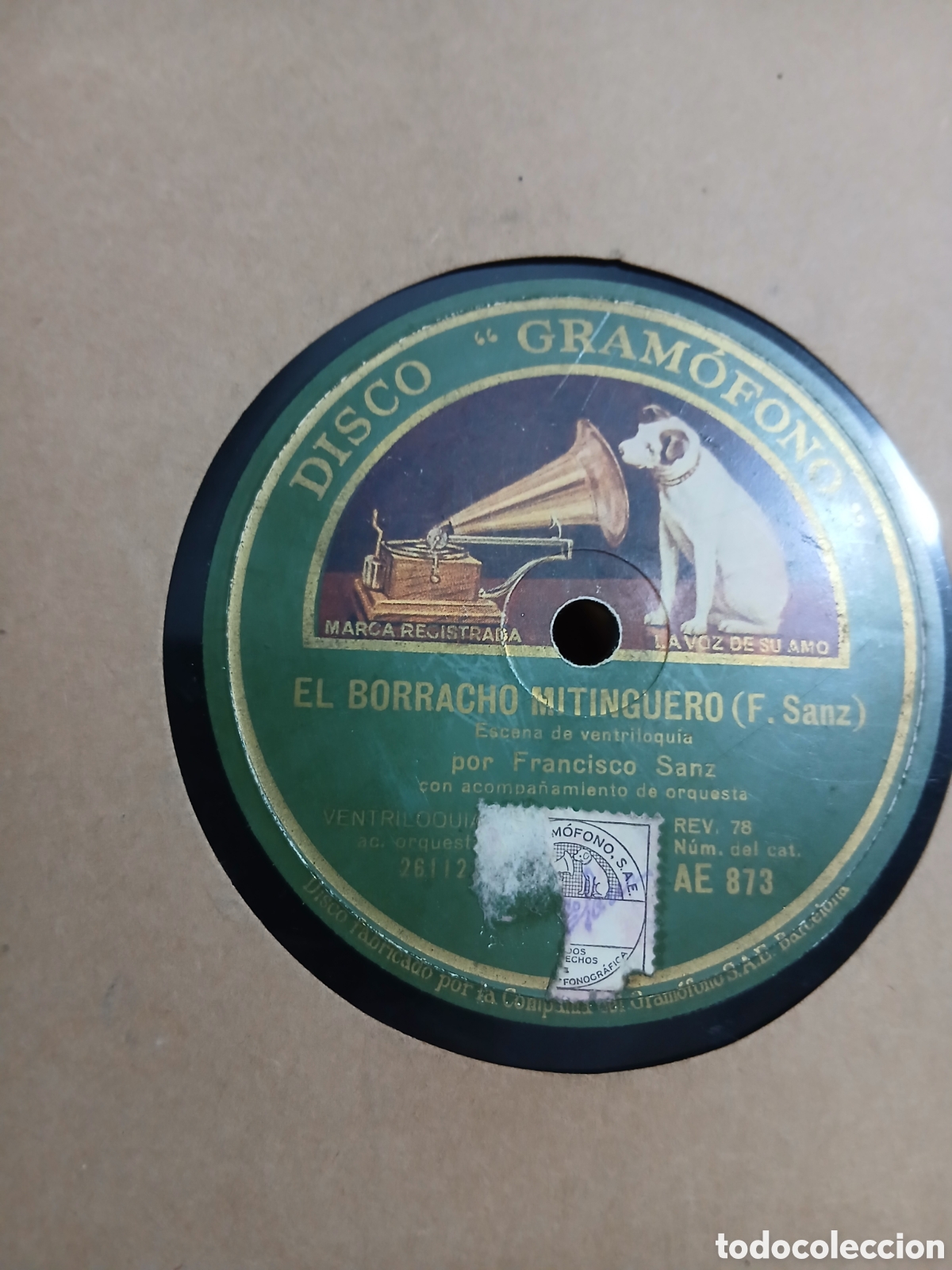 Discos de pizarra: 10 Discos de Pizarra 78rpm Comicos y ventriloquia - Foto 5