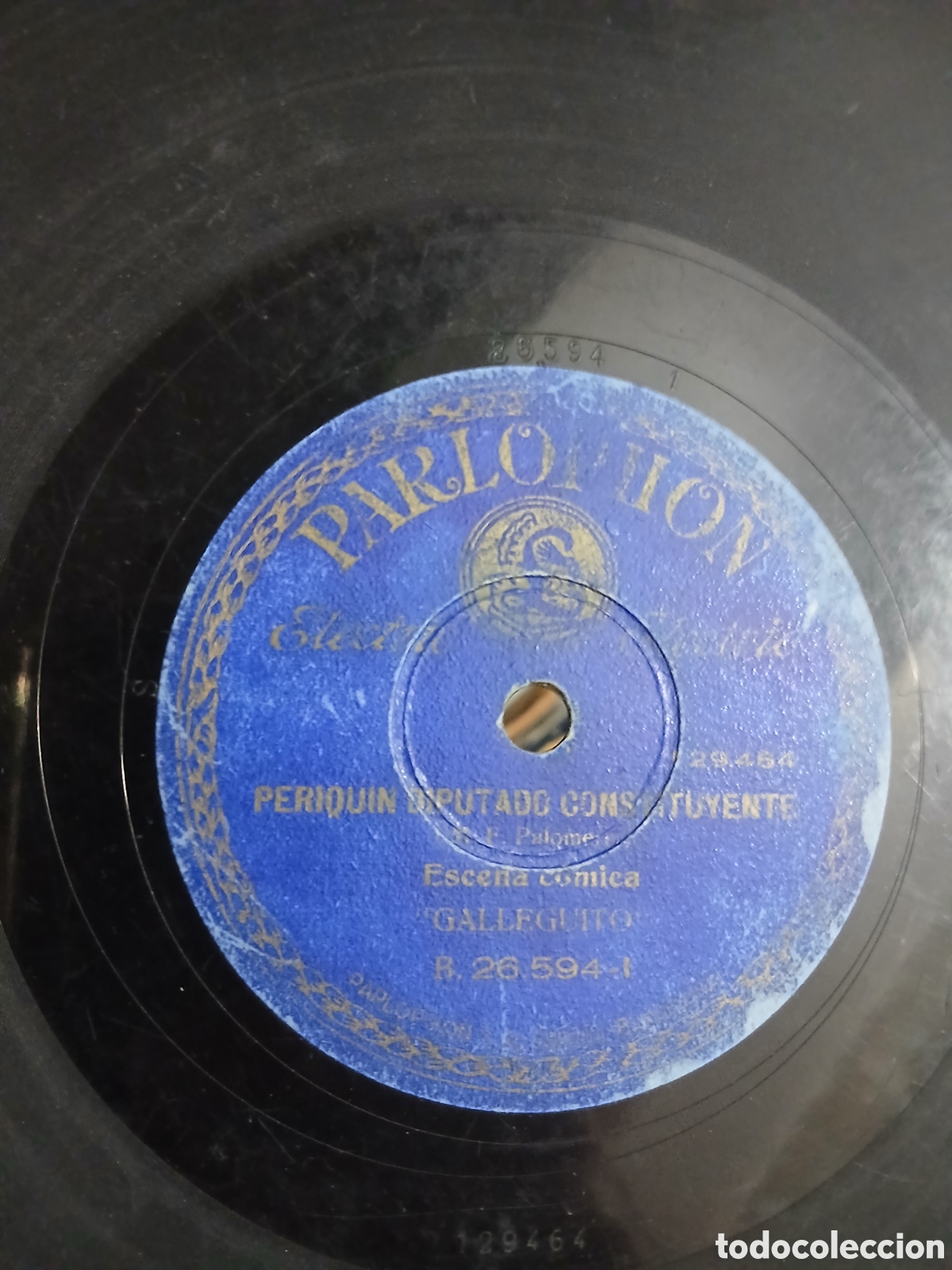 Discos de pizarra: 10 Discos de Pizarra 78rpm Comicos y ventriloquia - Foto 7