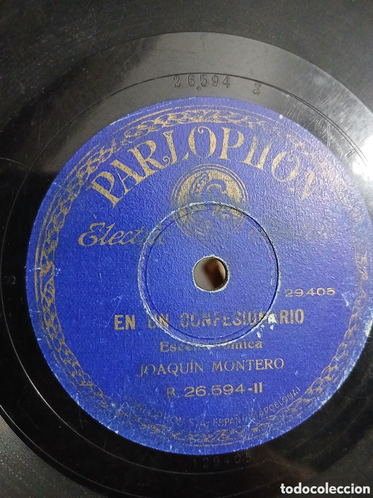Discos de pizarra: 10 Discos de Pizarra 78rpm Comicos y ventriloquia - Foto 8