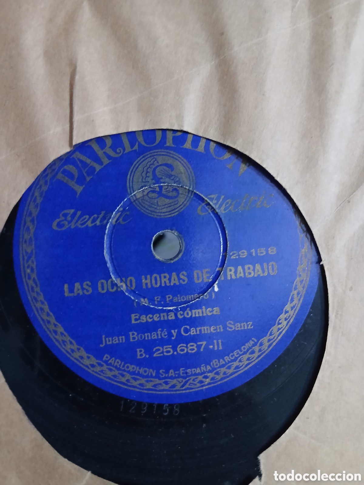 Discos de pizarra: 10 Discos de Pizarra 78rpm Comicos y ventriloquia - Foto 9
