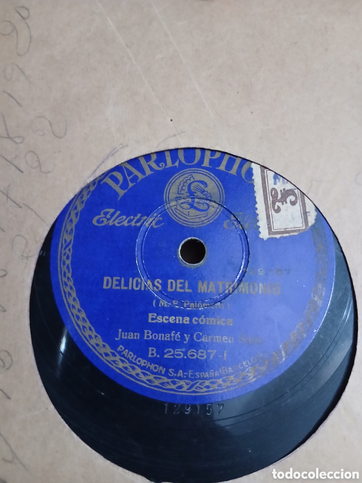 Discos de pizarra: 10 Discos de Pizarra 78rpm Comicos y ventriloquia - Foto 10