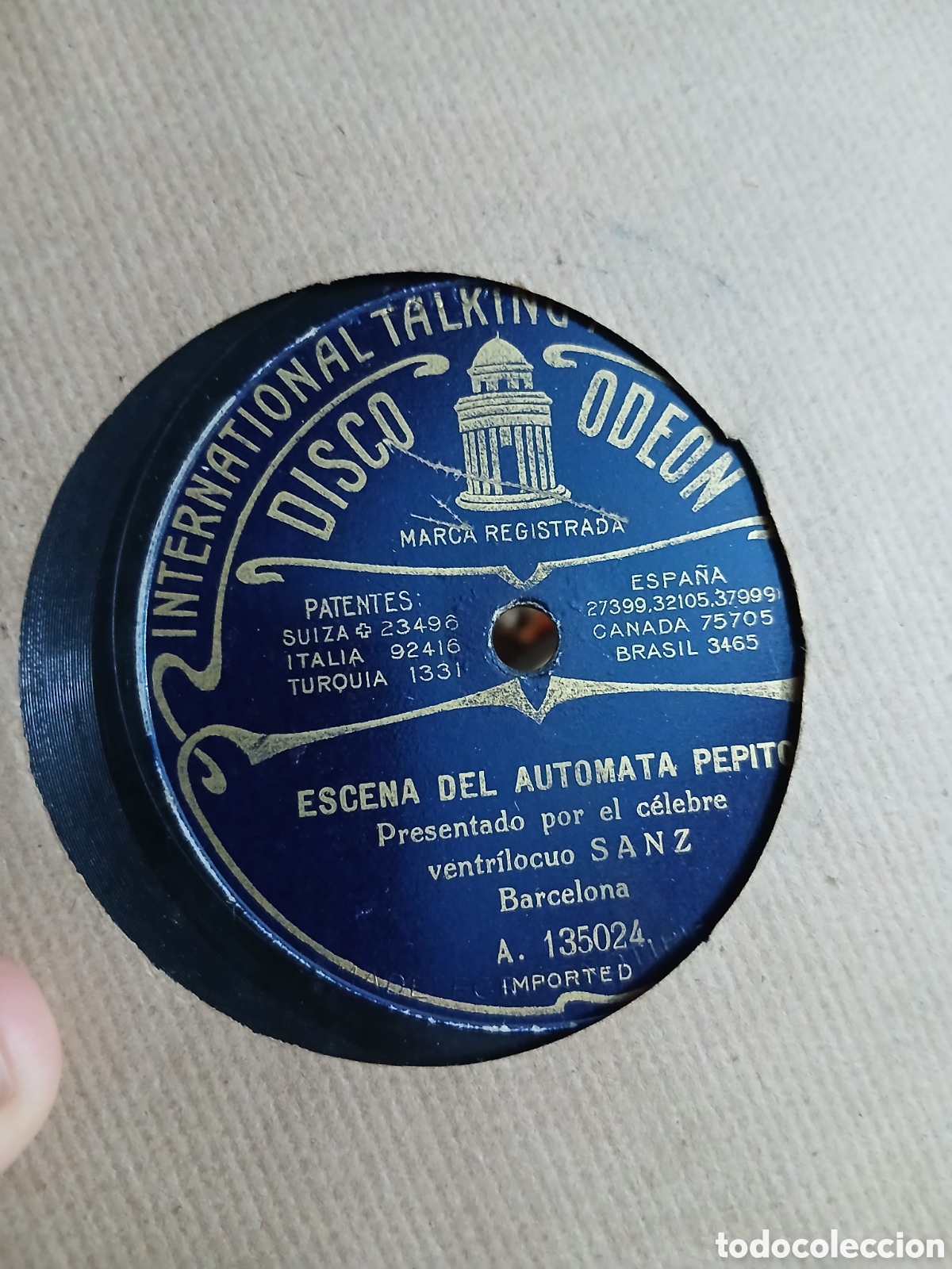 Discos de pizarra: 10 Discos de Pizarra 78rpm Comicos y ventriloquia - Foto 11