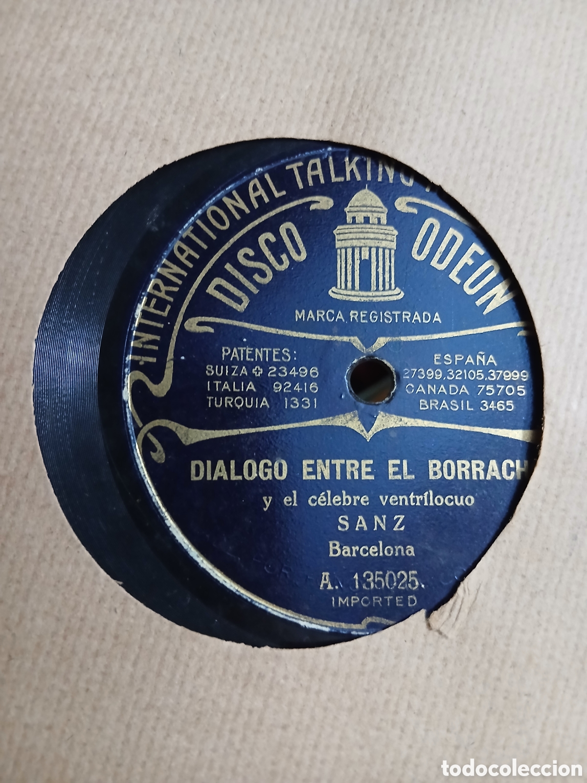 Discos de pizarra: 10 Discos de Pizarra 78rpm Comicos y ventriloquia - Foto 12