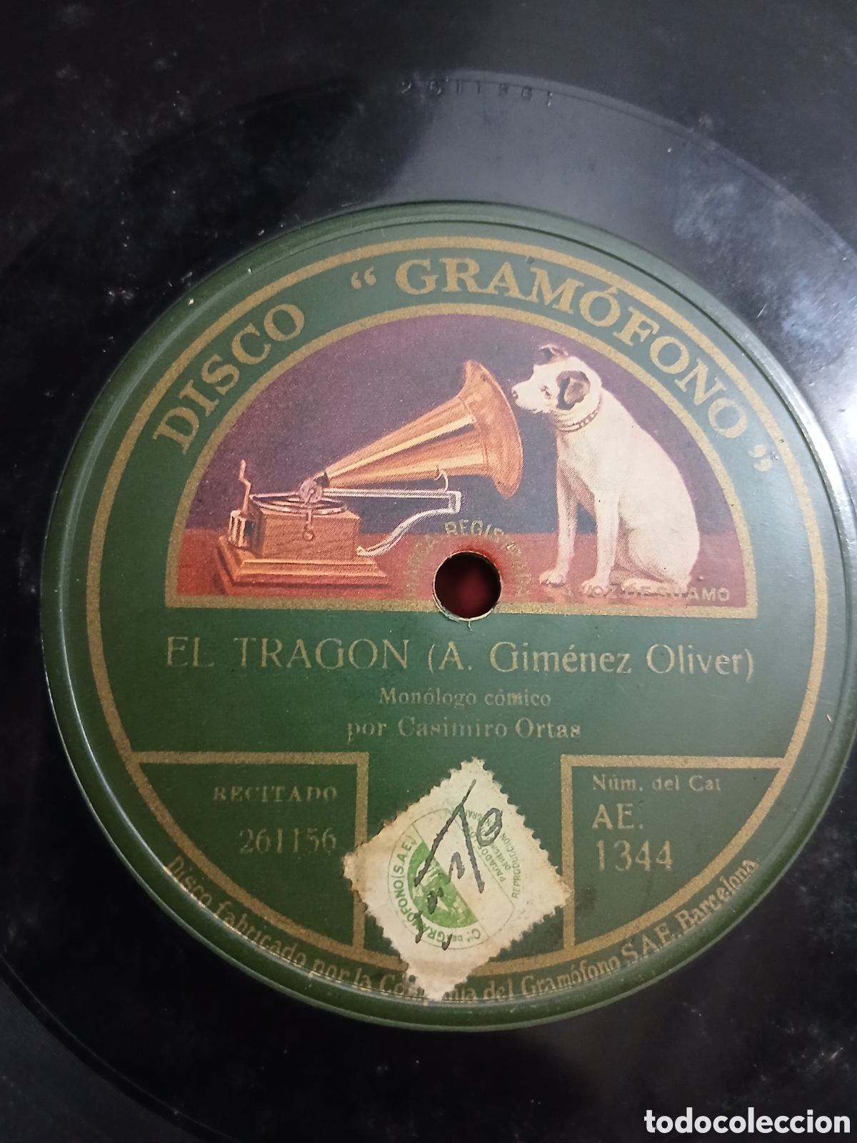 Discos de pizarra: 10 Discos de Pizarra 78rpm Comicos y ventriloquia - Foto 14