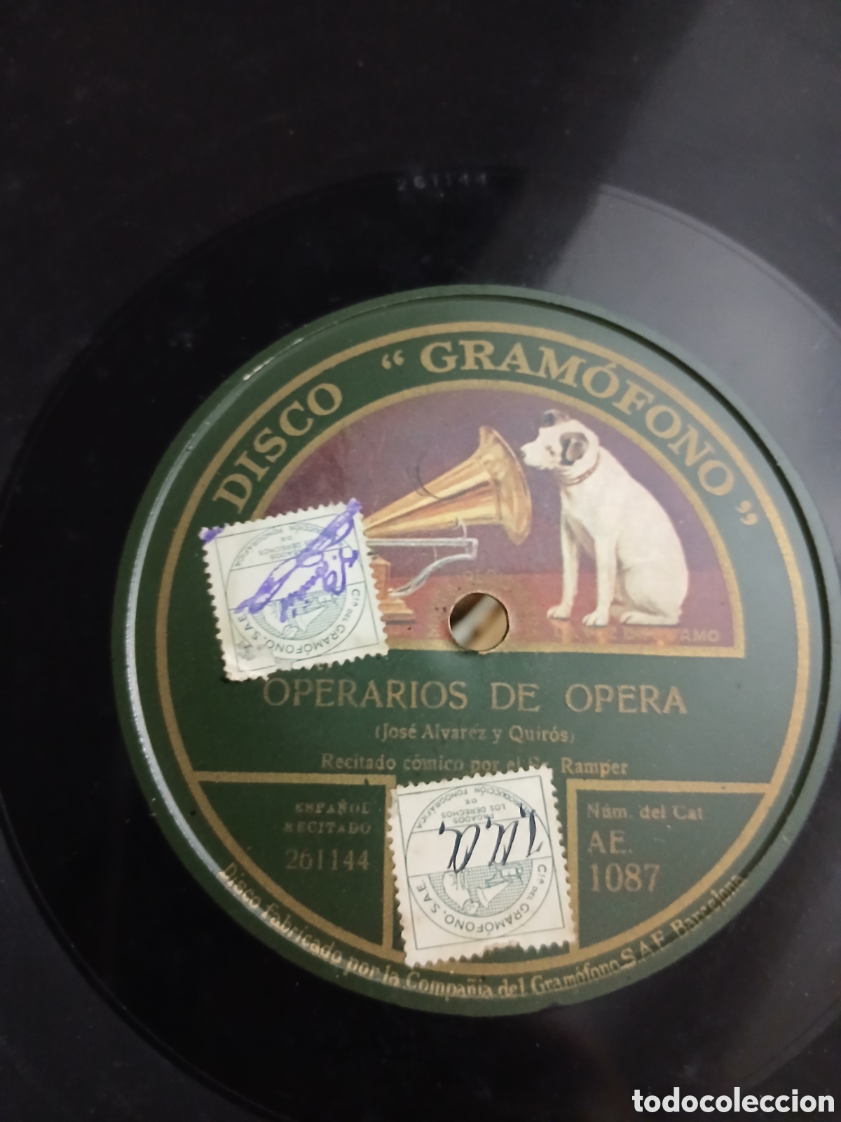 Discos de pizarra: 10 Discos de Pizarra 78rpm Comicos y ventriloquia - Foto 15