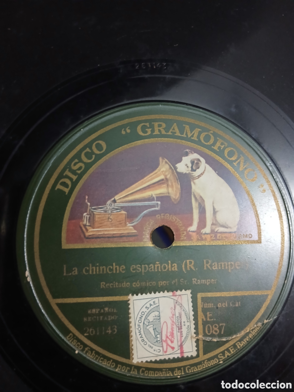 Discos de pizarra: 10 Discos de Pizarra 78rpm Comicos y ventriloquia - Foto 16