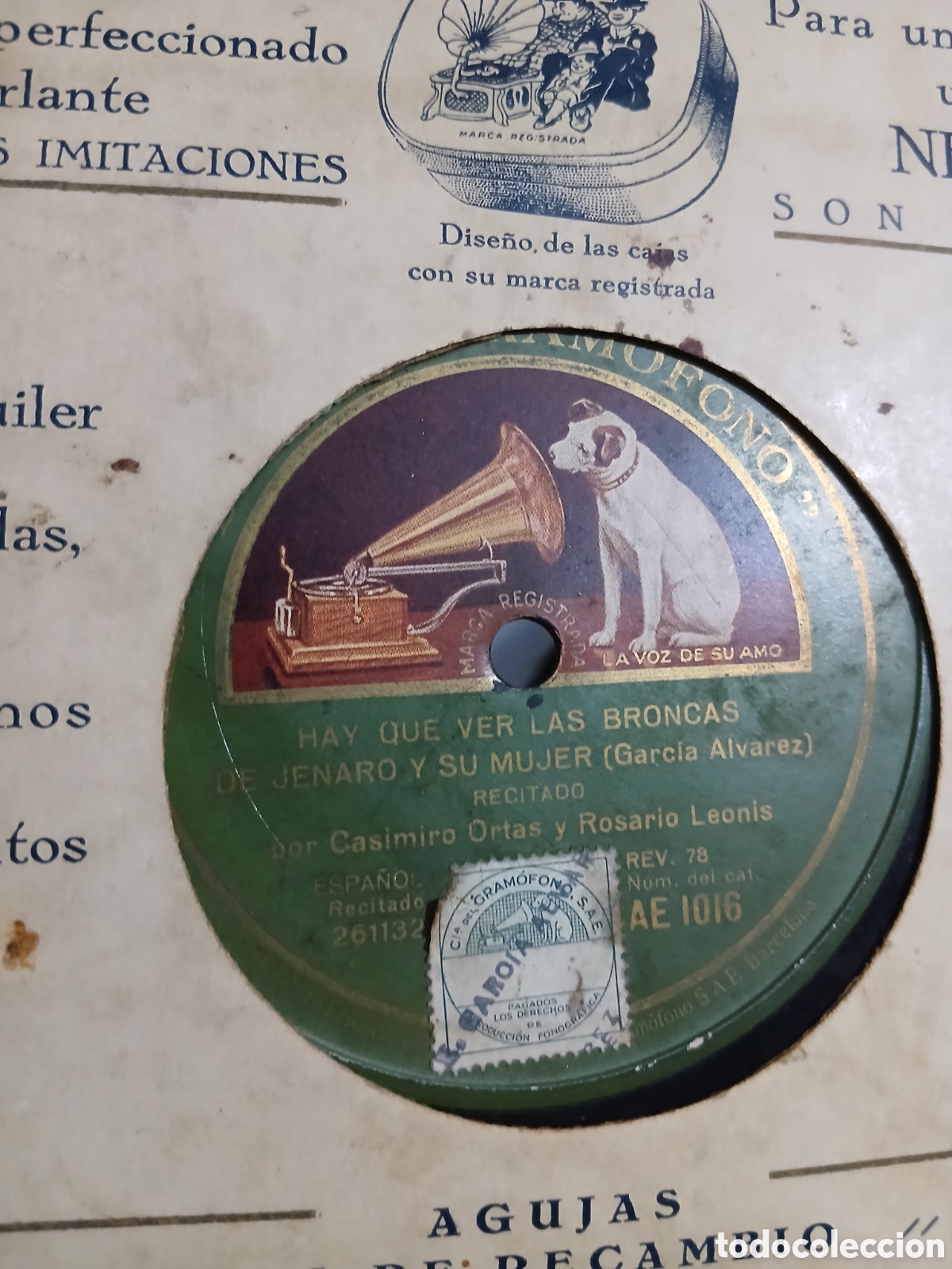 Discos de pizarra: 10 Discos de Pizarra 78rpm Comicos y ventriloquia - Foto 18