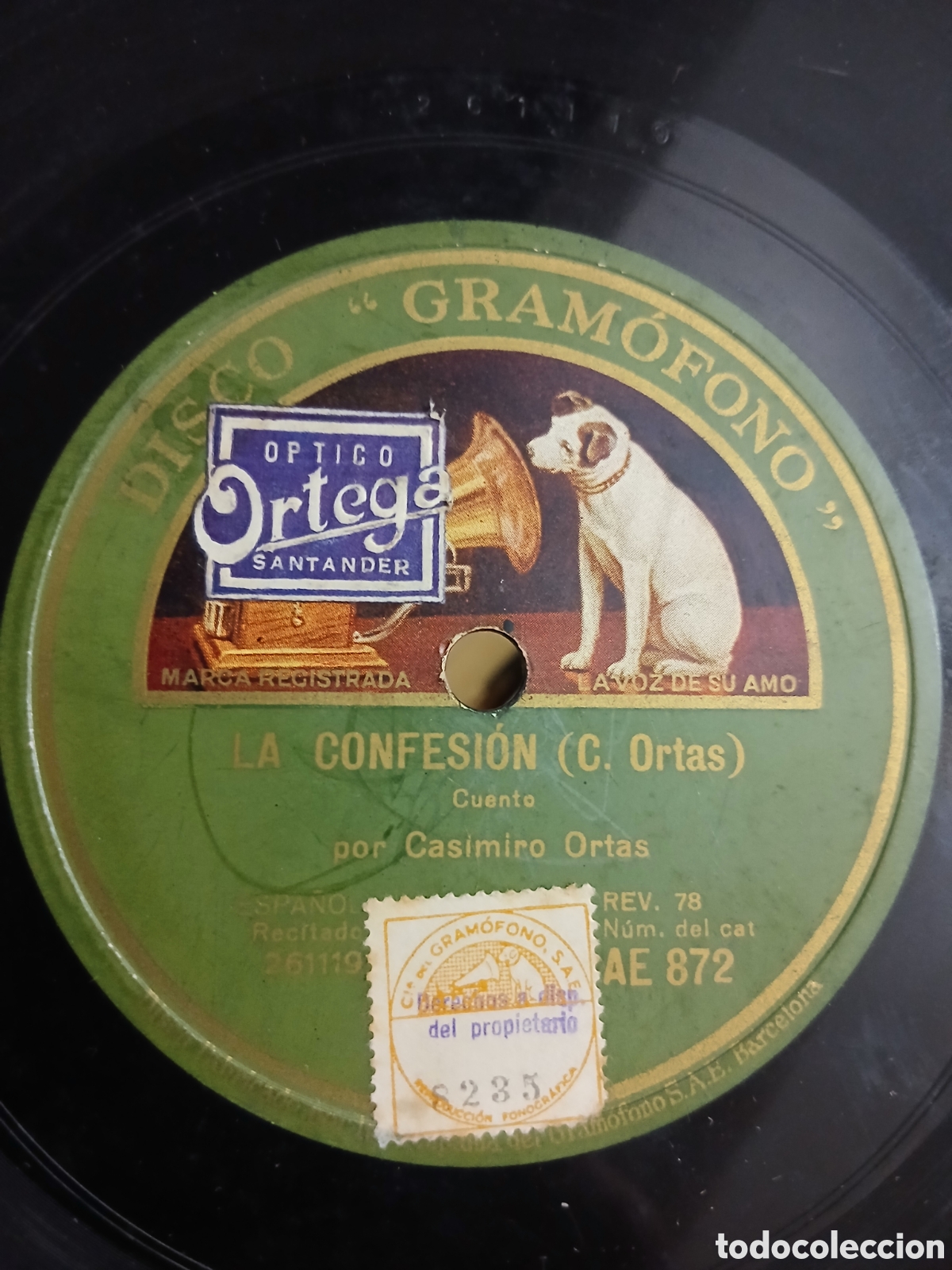Discos de pizarra: 10 Discos de Pizarra 78rpm Comicos y ventriloquia - Foto 1
