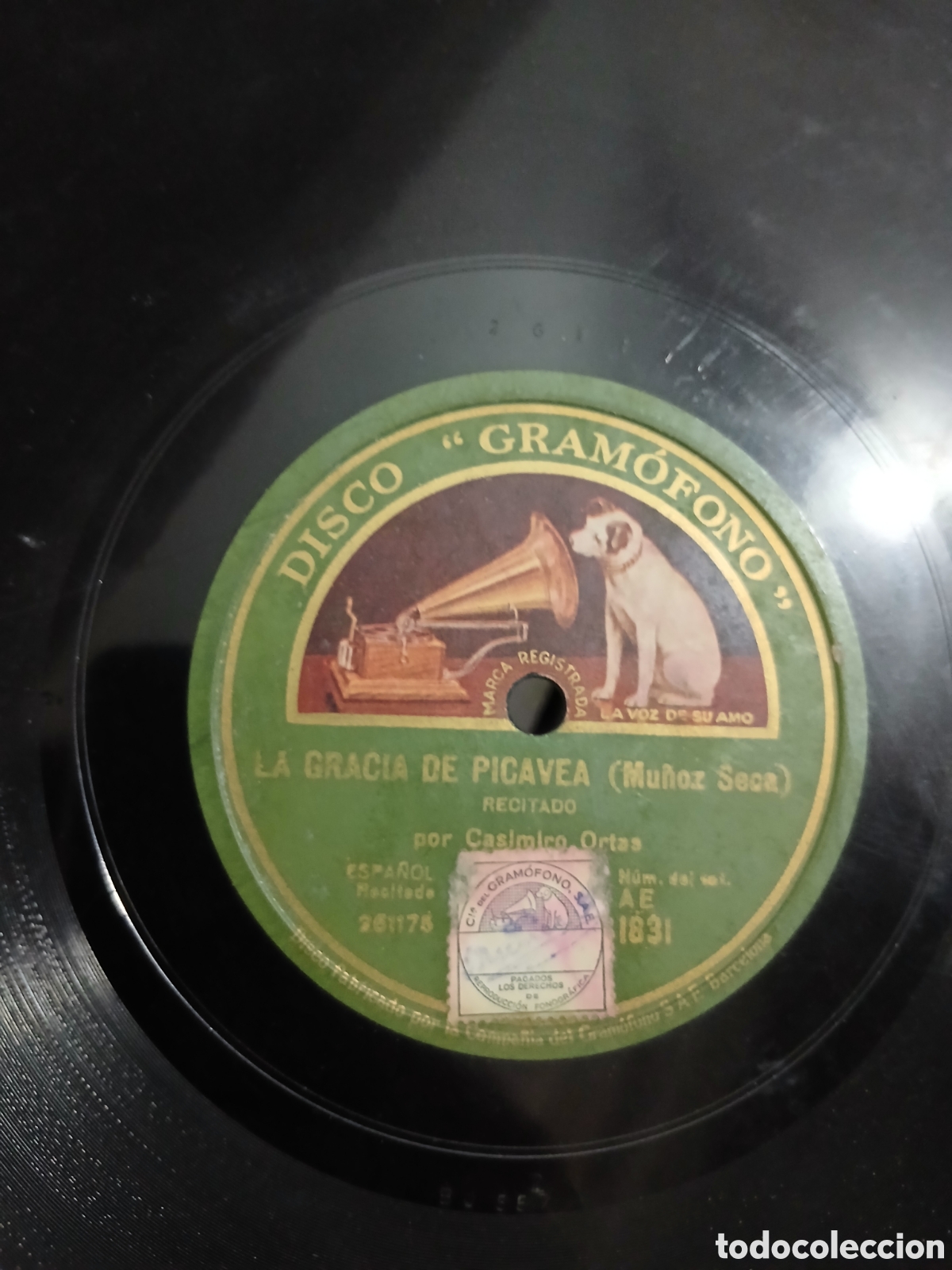 Discos de pizarra: Lote 10 Discos pizarra Comicos y Ventriloquia - Foto 5