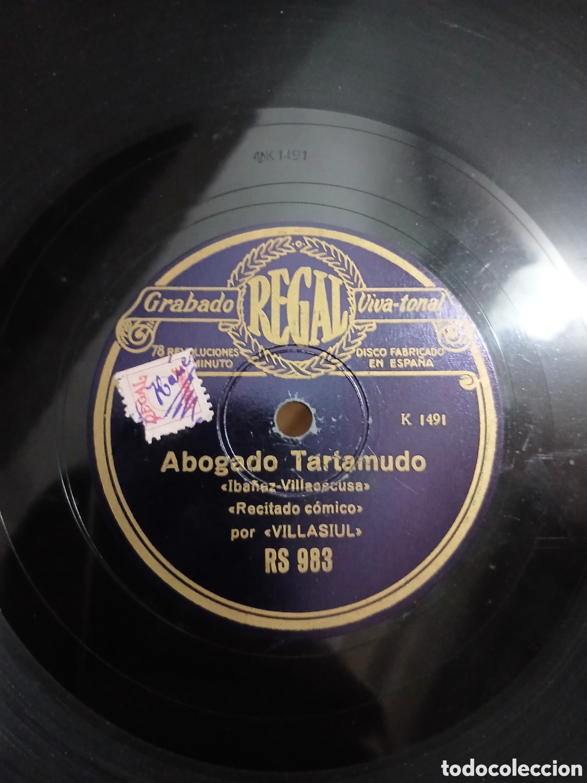 Discos de pizarra: Lote 10 Discos pizarra Comicos y Ventriloquia - Foto 7