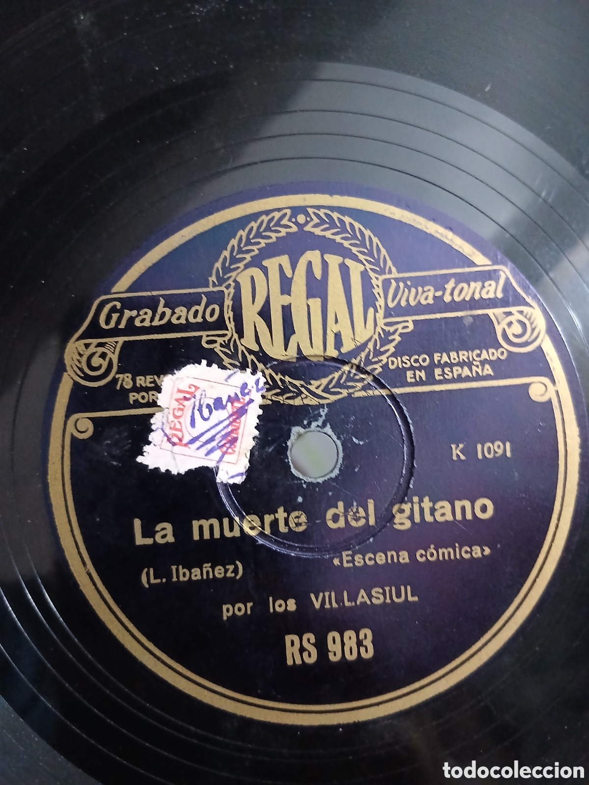 Discos de pizarra: Lote 10 Discos pizarra Comicos y Ventriloquia - Foto 8