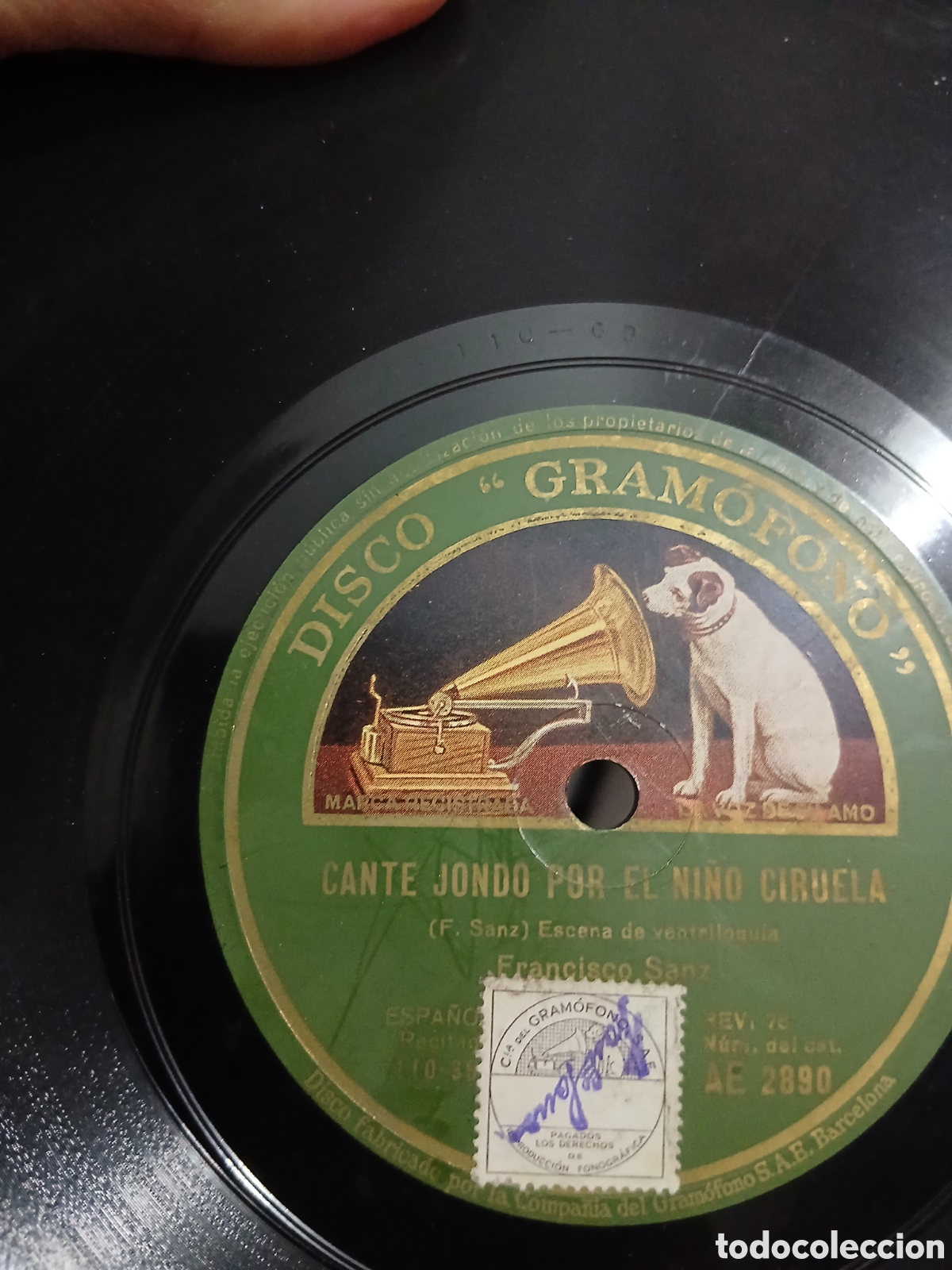 Discos de pizarra: Lote 10 Discos pizarra Comicos y Ventriloquia - Foto 1