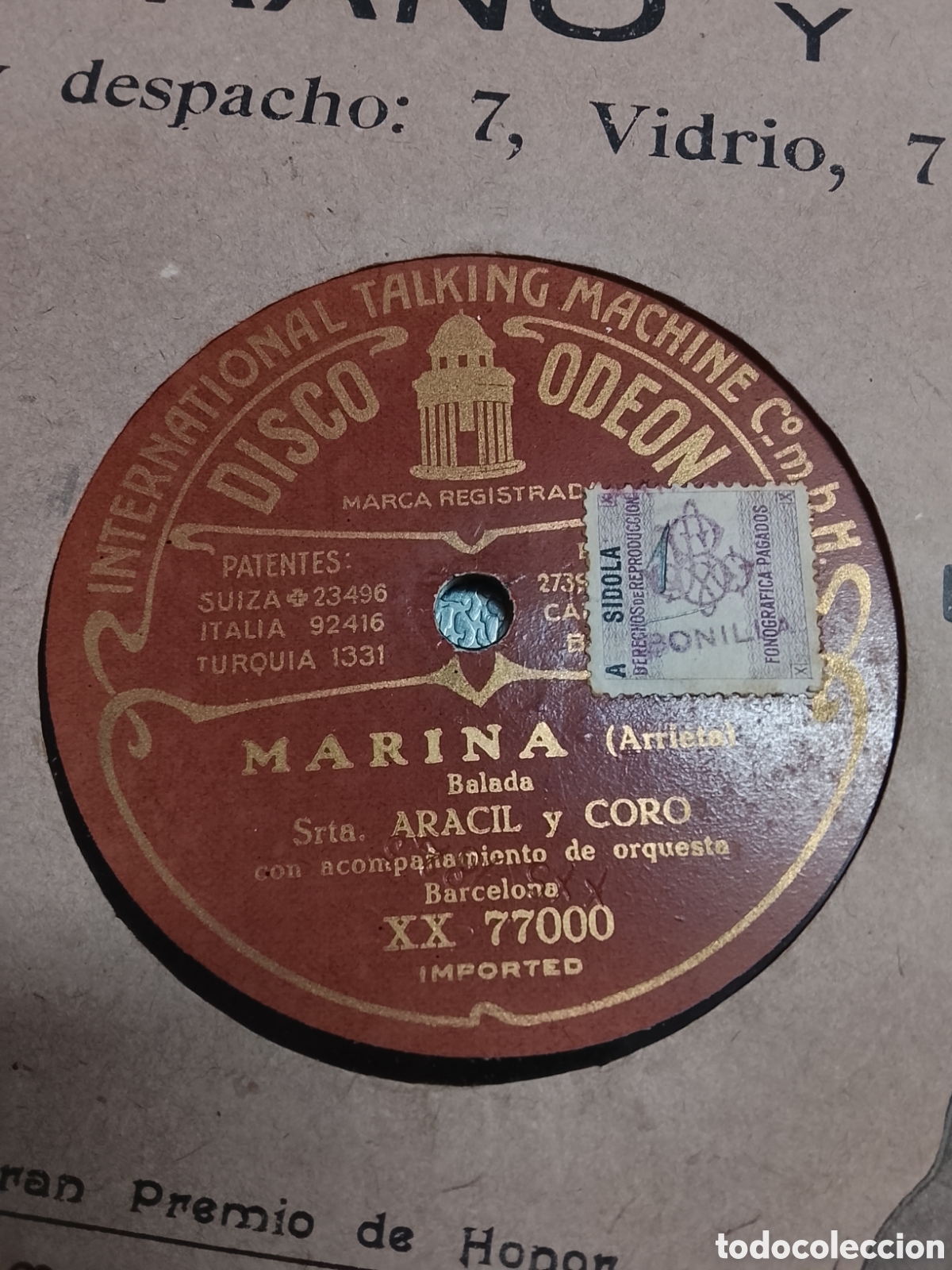 Discos de pizarra: Tres discos de pizarra Marina