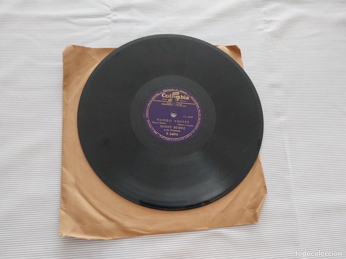 Discos de pizarra: Disco de pizarra Columbia de Sonny Burke - Foto 1