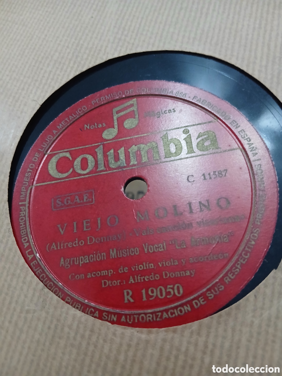 Discos de pizarra: 3 Discos Vascos Felipe Suso, M Isabel de Uralde - Foto 10