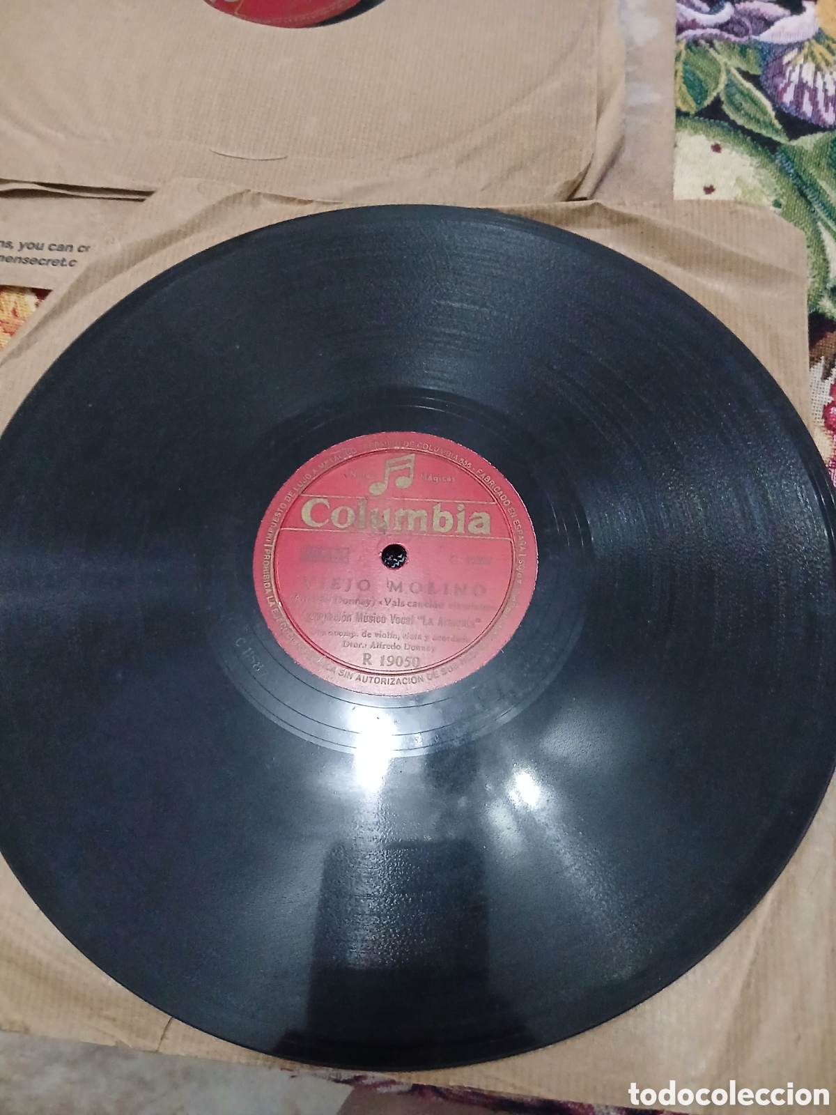 Discos de pizarra: 3 Discos Vascos Felipe Suso, M Isabel de Uralde - Foto 11