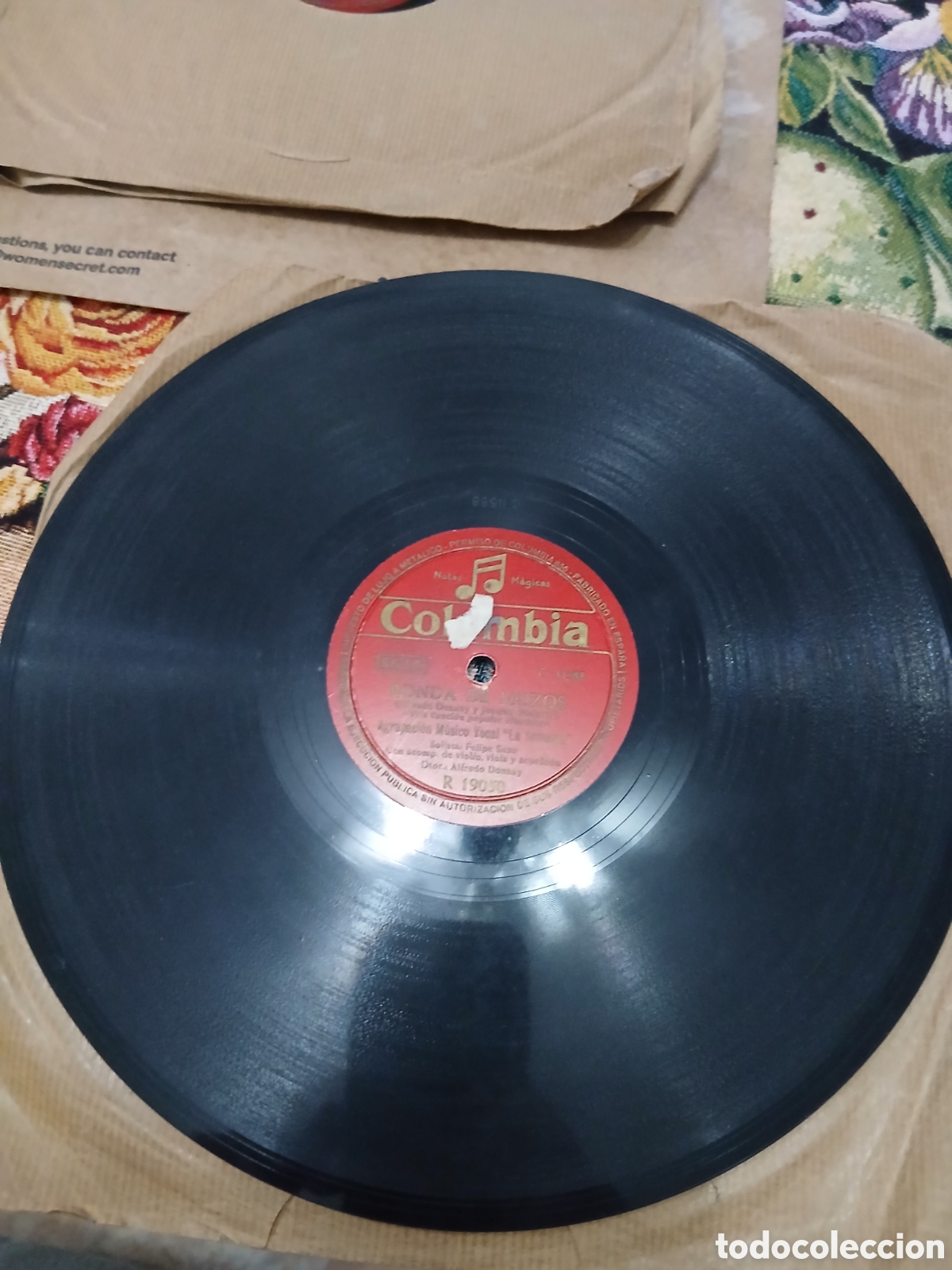 Discos de pizarra: 3 Discos Vascos Felipe Suso, M Isabel de Uralde - Foto 12