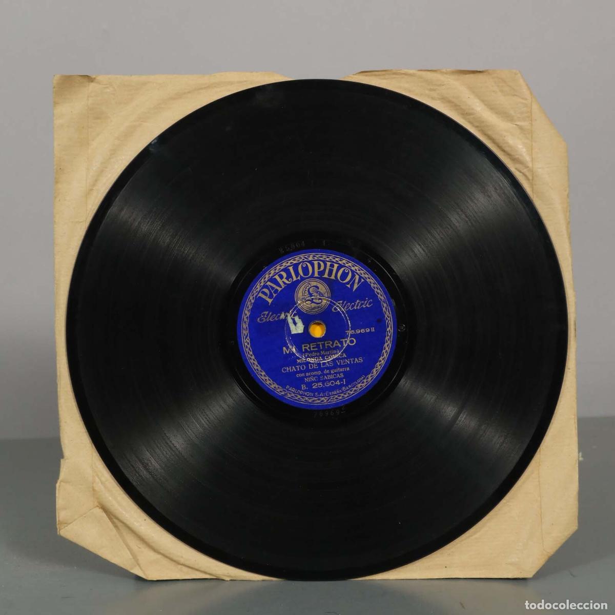 Discos de pizarra: DISCO DE PIZARRA. CUBANA DEL ALMA MIA. MI RETRATO. CHATO DE LAS VENTAS. SABICAS