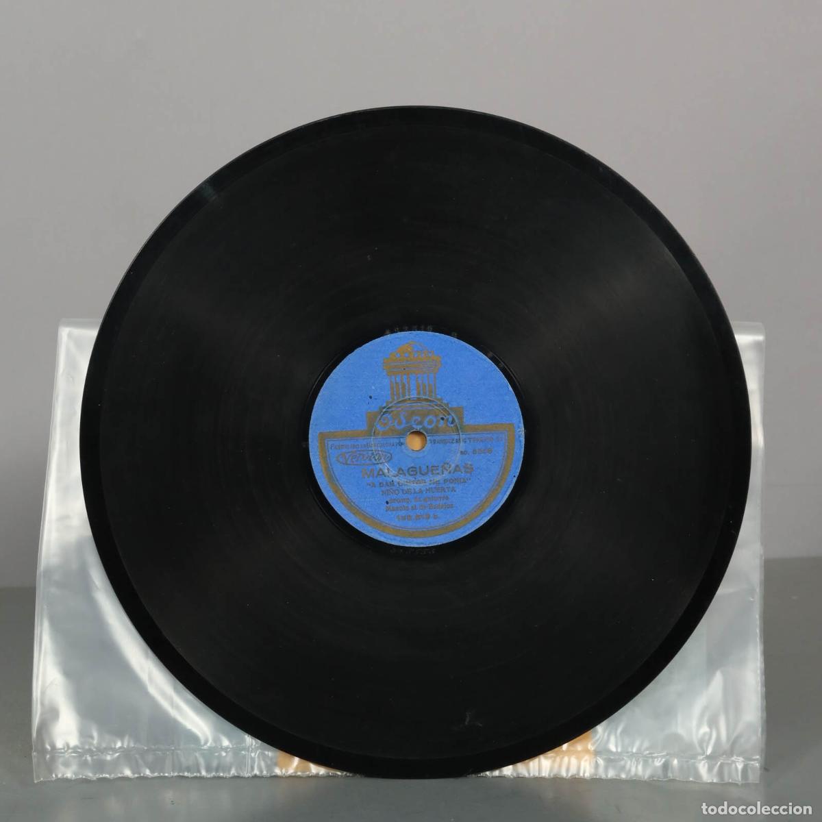 Discos de pizarra: DISCO DE PIZARRA. FANDANGUILLOS. MALAGUE&Ntilde;AS. NI&Ntilde;O DE LA HUERTA. MANOLO DE BADAJOZ