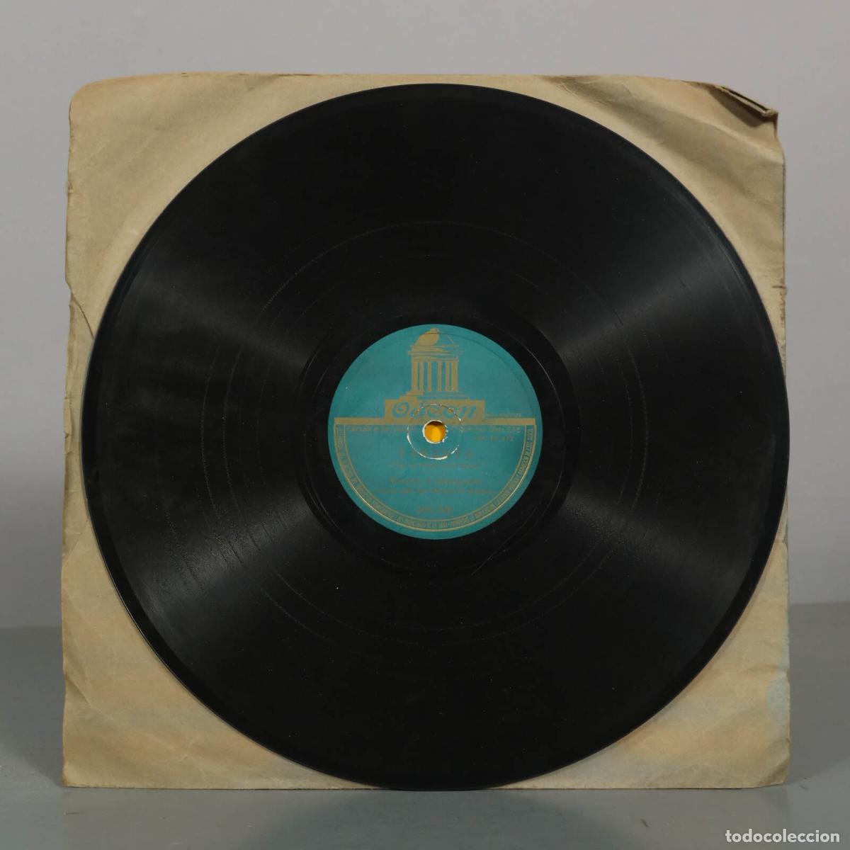 Discos de pizarra: DISCO DE PIZARRA. FANDANGOS. TARANTOS. MANOLO EL MALAGUE&Ntilde;O