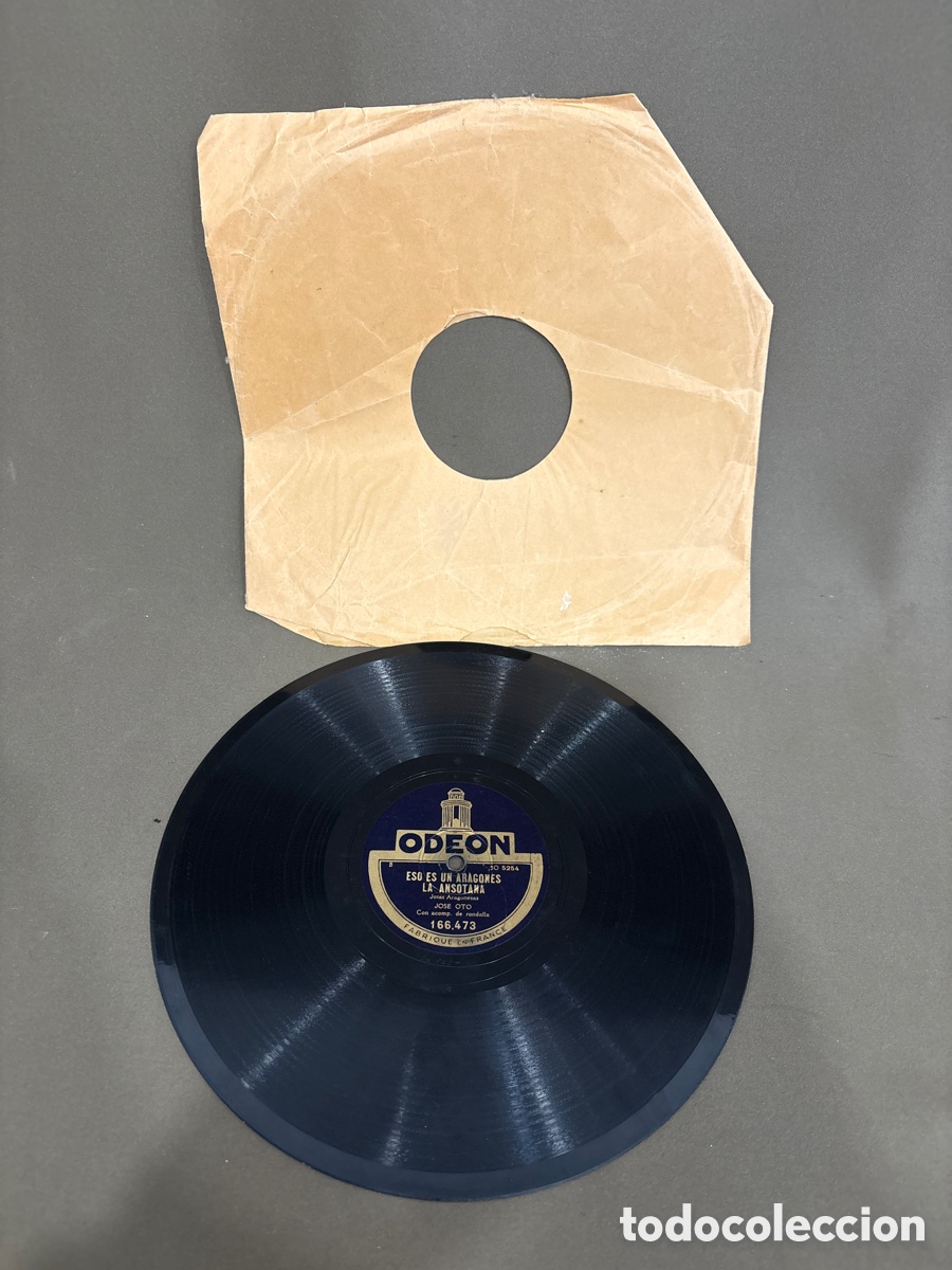 Discos de pizarra: Disco de pizarra,DE BRILLANTES Y CORONAS UN BESO ME TIES QUE BAR Y ESO ES UN ARAGON&Eacute;S LA ANSONATA