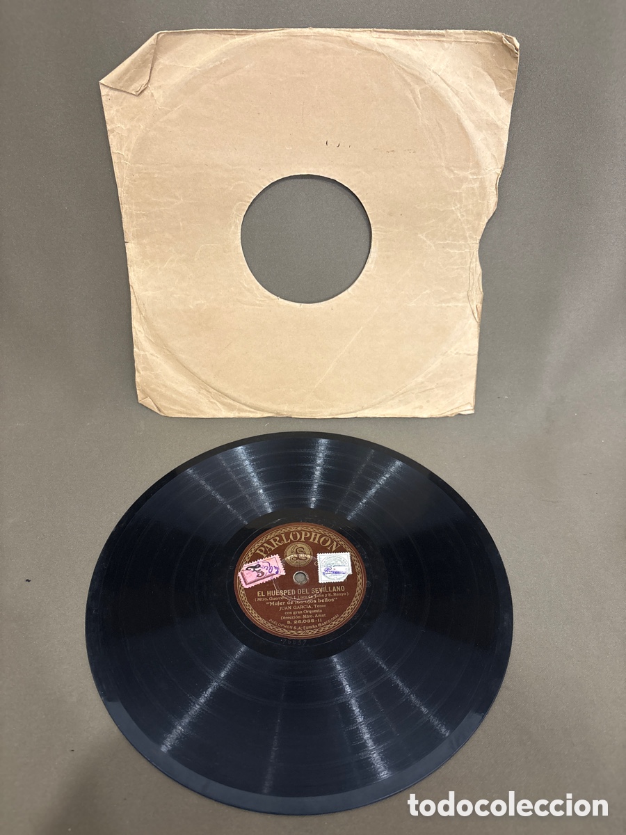 Discos de pizarra: DISCO PIZARRA, JUAN GARC&Iacute;A, EL HUESPED DEL SEVILLANO, CANTO A LA ESPADA +1