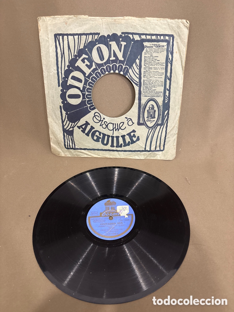 Discos de pizarra: Disco de pizarra,GUITARRA M&Iacute;A Y AYER SE LA LLEVARON,TANGO *ver fotos*,LOS BOLIVIOS