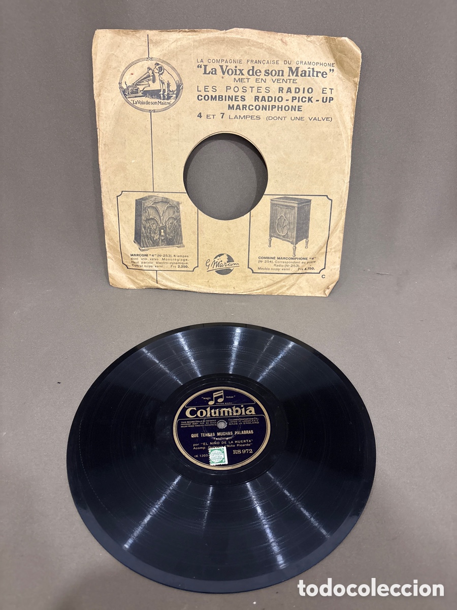 Discos de pizarra: Disco de pizarra*EL NI&Ntilde;O DE LA HUERTA*,CARACOLES Y QUE TENGAS MUCHAS PALABRAS*ver foros*