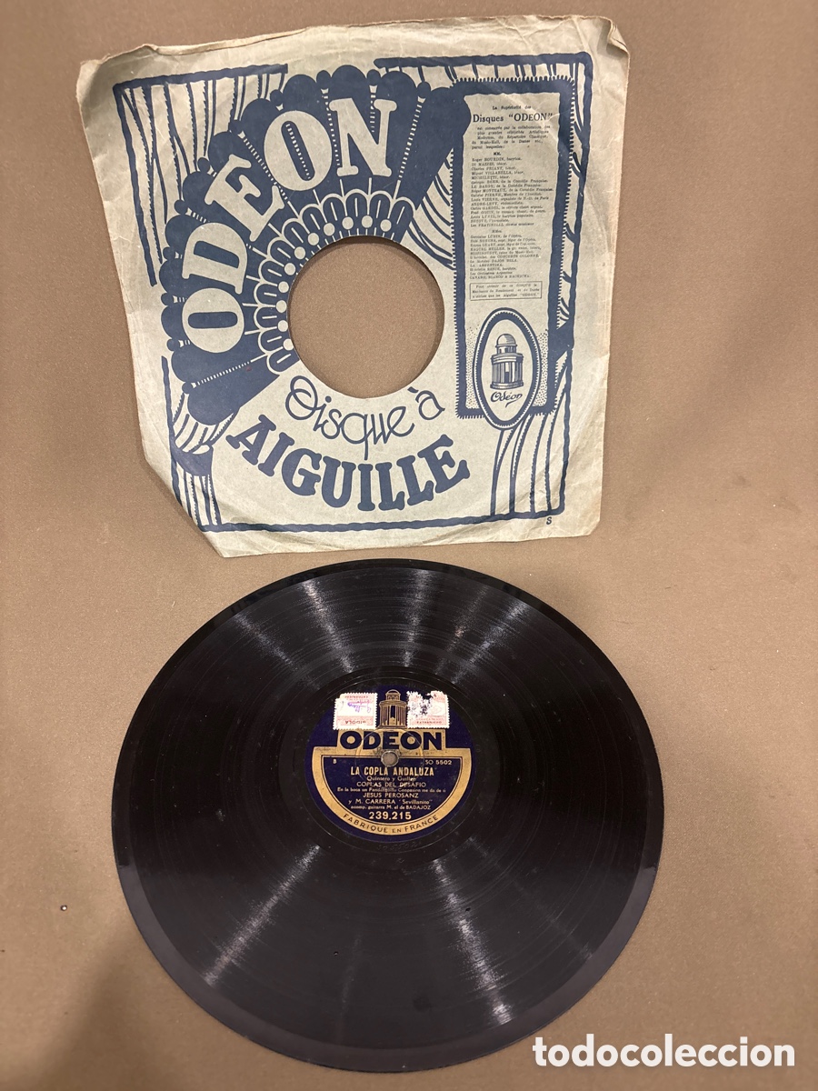 Discos de pizarra: Disco de pizarra,la copla andaluza.SEVILLANITO,ver fotos