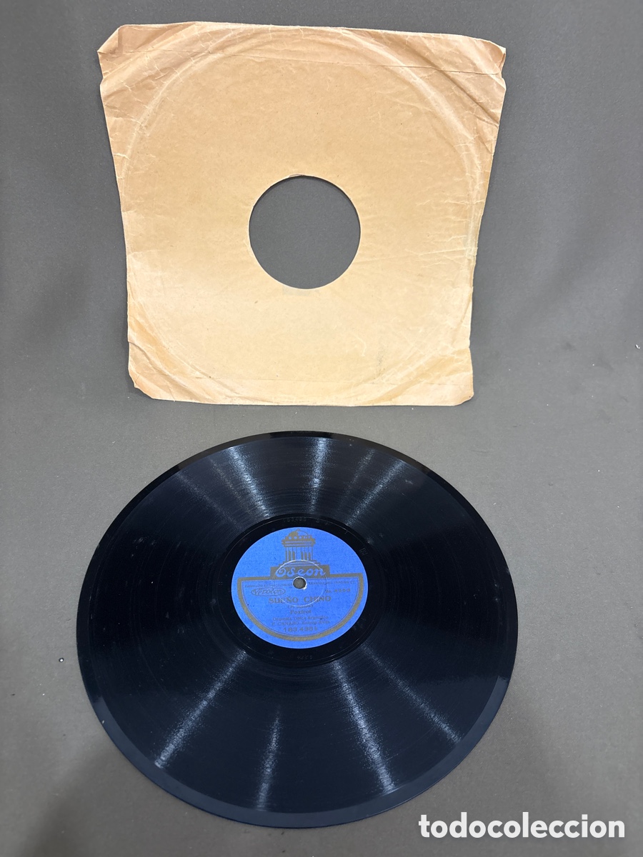 Discos de pizarra: Disco de pizarra,orquesta t&iacute;pica argentina,F.canaro.BUENOS AIRES*ver fotos *
