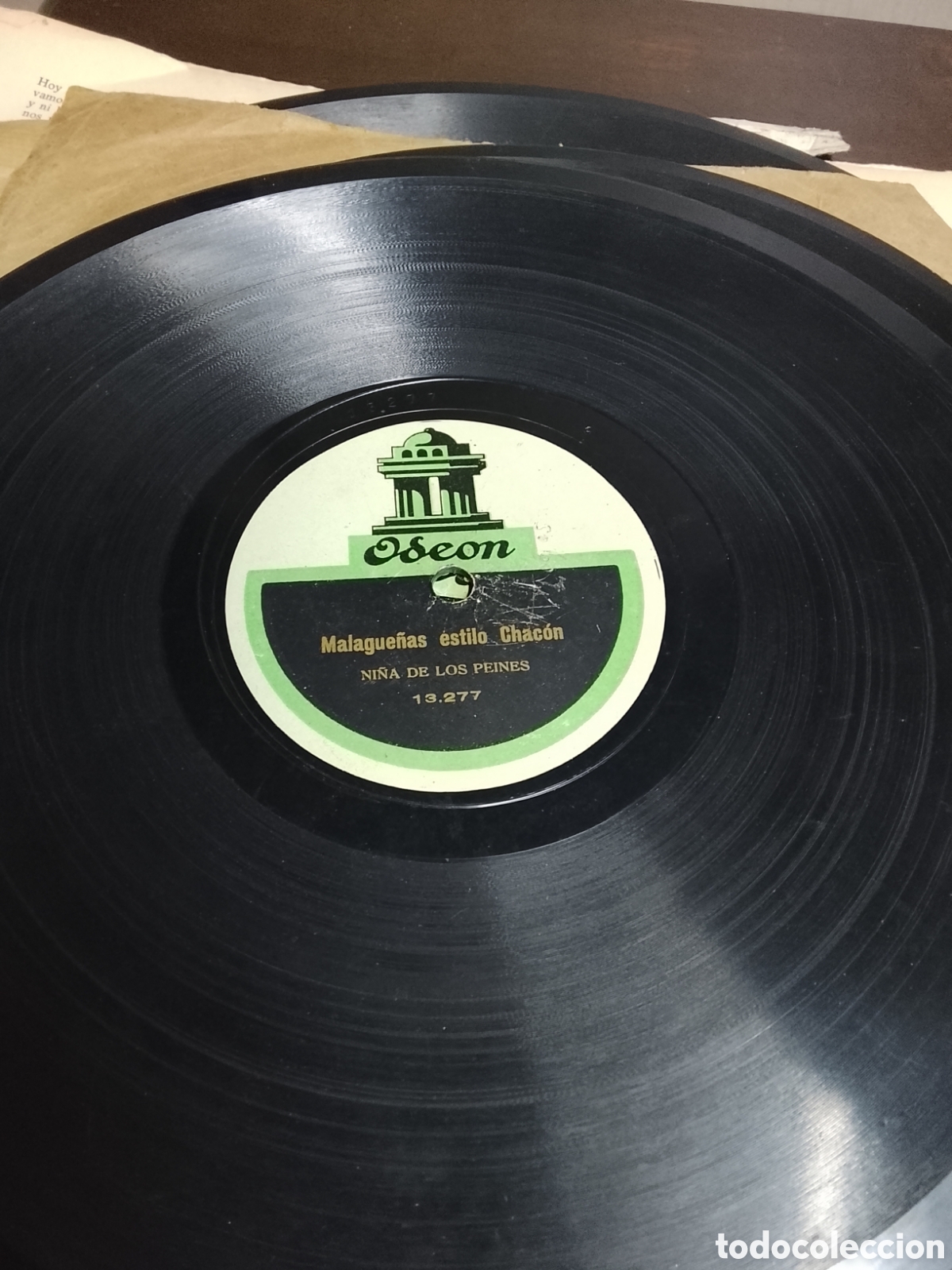 Discos de pizarra: Dos discos de pizarra ni&ntilde;a de los peines - Foto 3