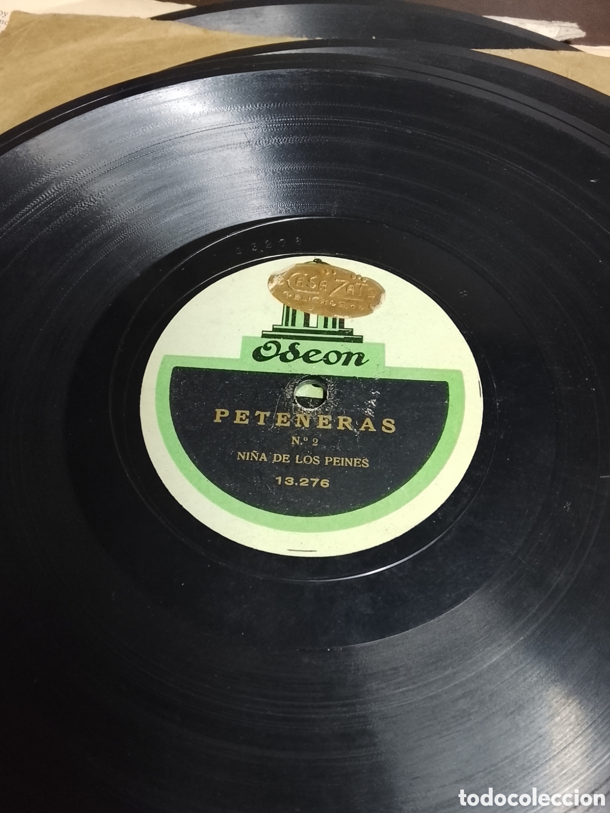 Discos de pizarra: Dos discos de pizarra ni&ntilde;a de los peines - Foto 4