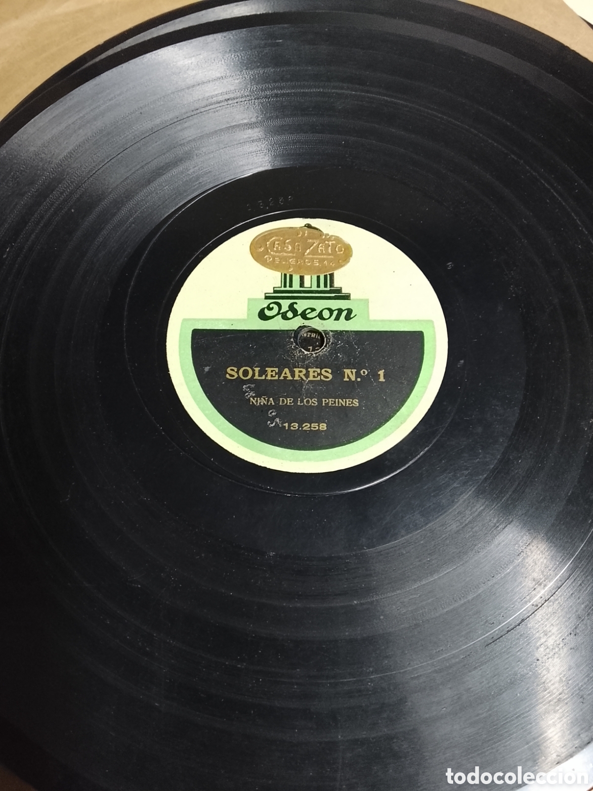 Discos de pizarra: Dos discos de pizarra ni&ntilde;a de los peines - Foto 1
