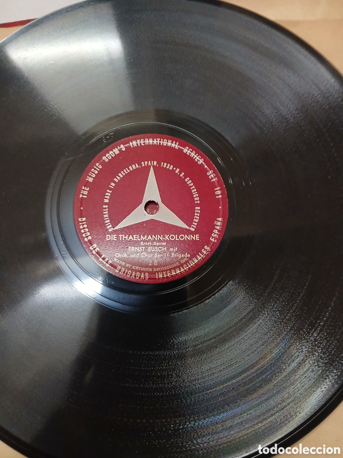 Discos de pizarra: Album 3 discos De las brigadas internacionales. - Foto 5