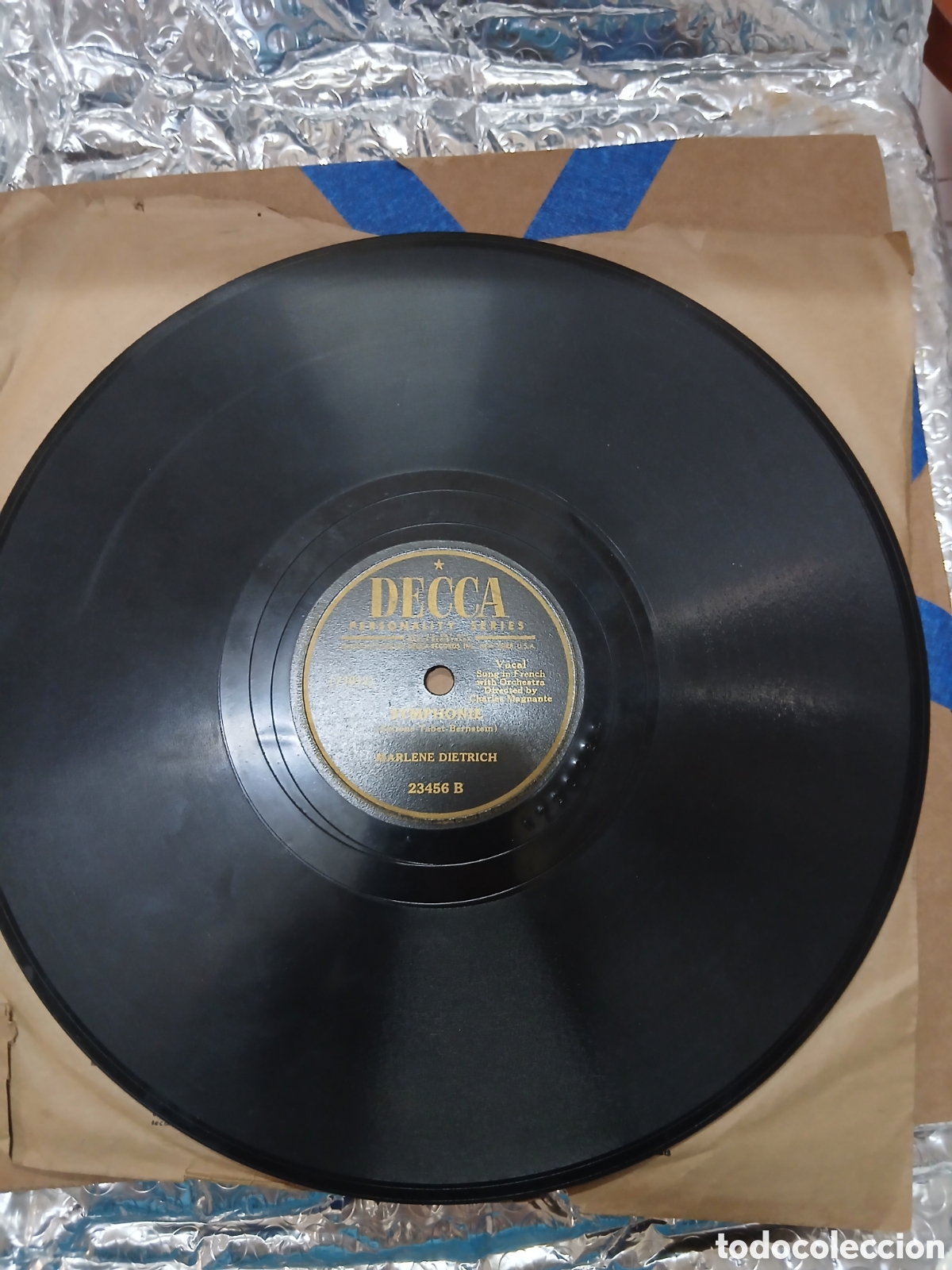 Discos de pizarra: Disco Pizarra Marlene Dietrich LILI MARLENE - Foto 4