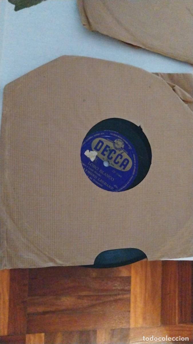 Discos de pizarra: Disco de pizarra Decca Raymond Legrand - Foto 1