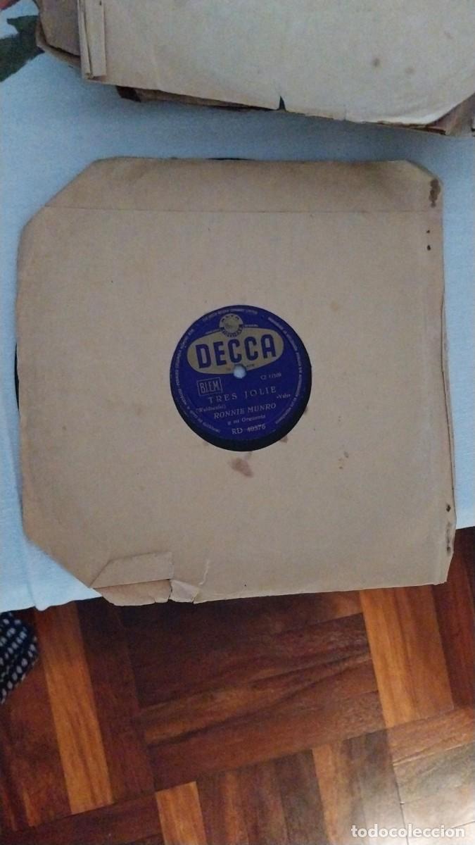 Discos de pizarra: Disco de pizarra Decca de Ronnie Munro - Foto 2
