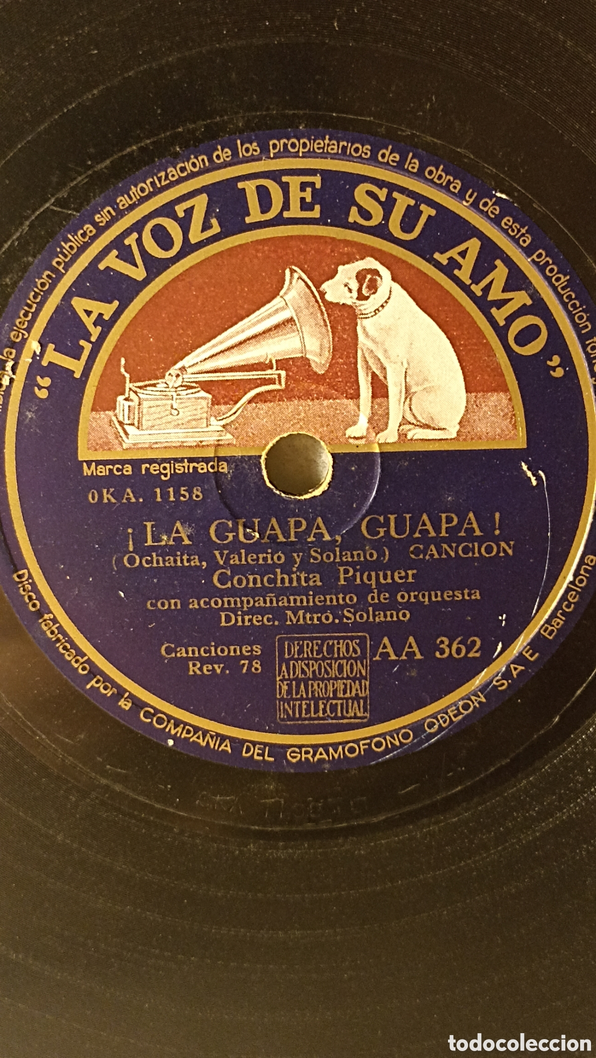 Discos de pizarra: Los Tres Diamantes - Despierta y Usted - Foto 2