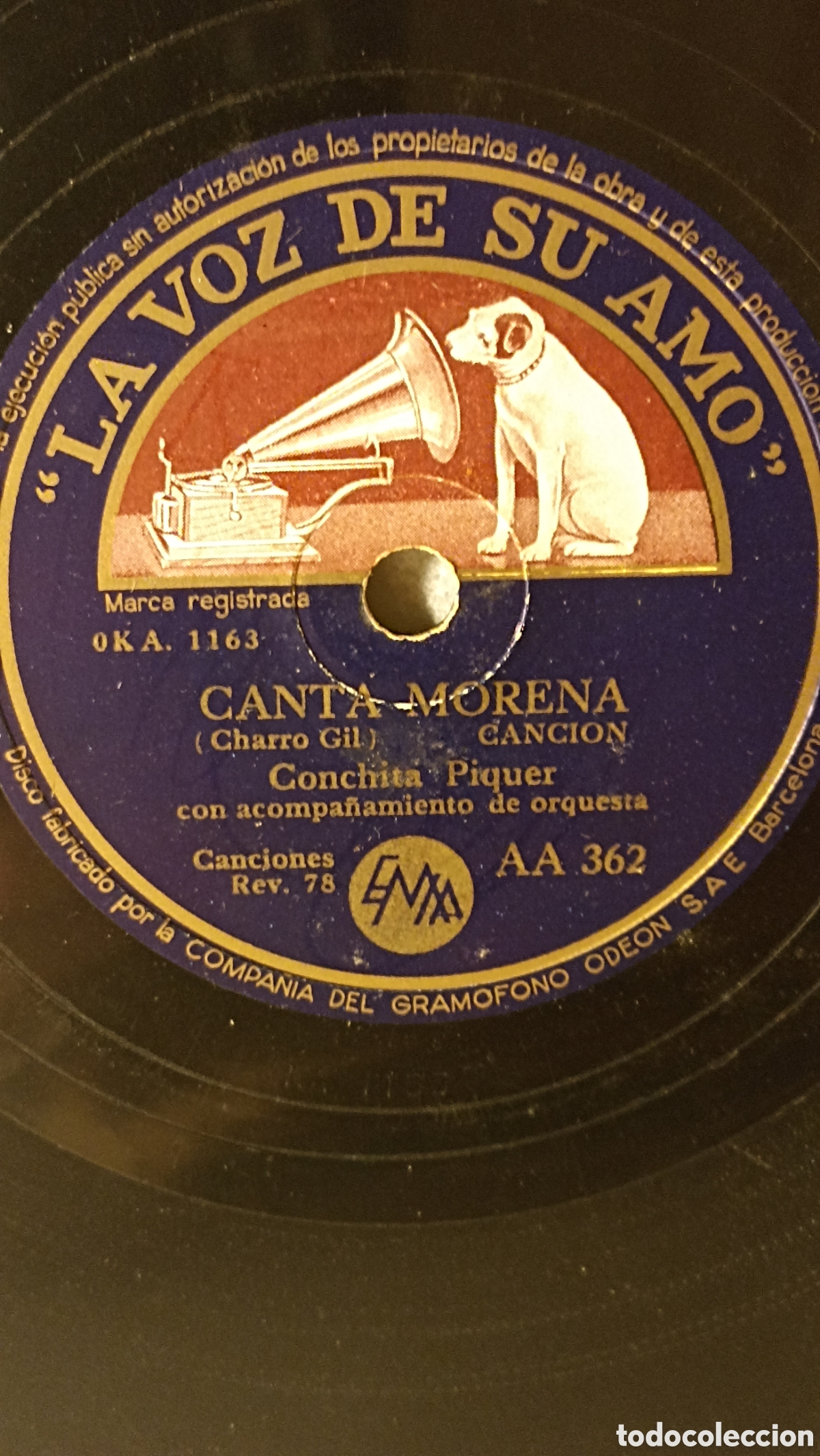 Discos de pizarra: Los Tres Diamantes - Despierta y Usted - Foto 1