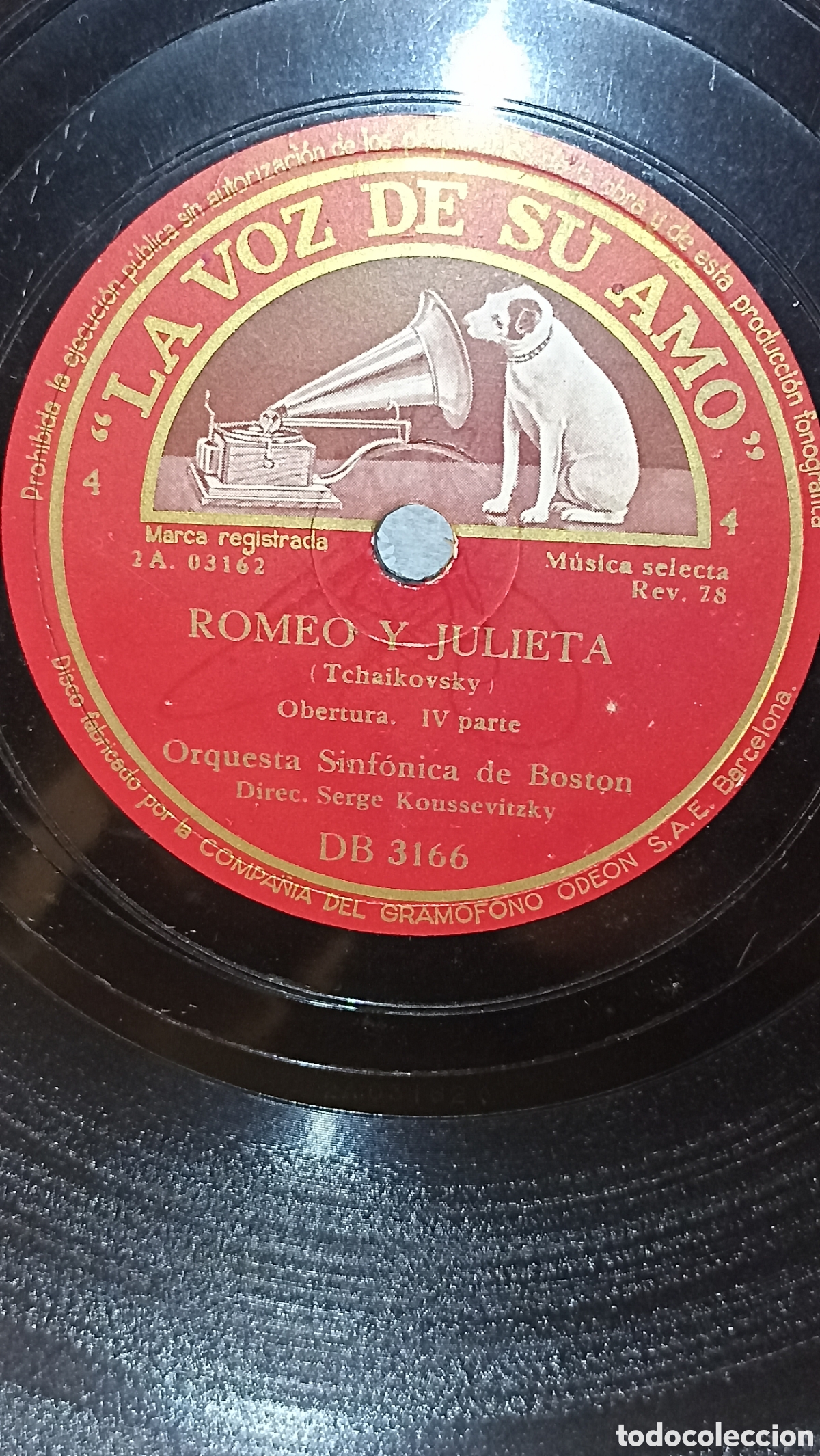 Discos de pizarra: Romeo y Julieta Orquesta sinf&oacute;nica de Boston - Foto 2
