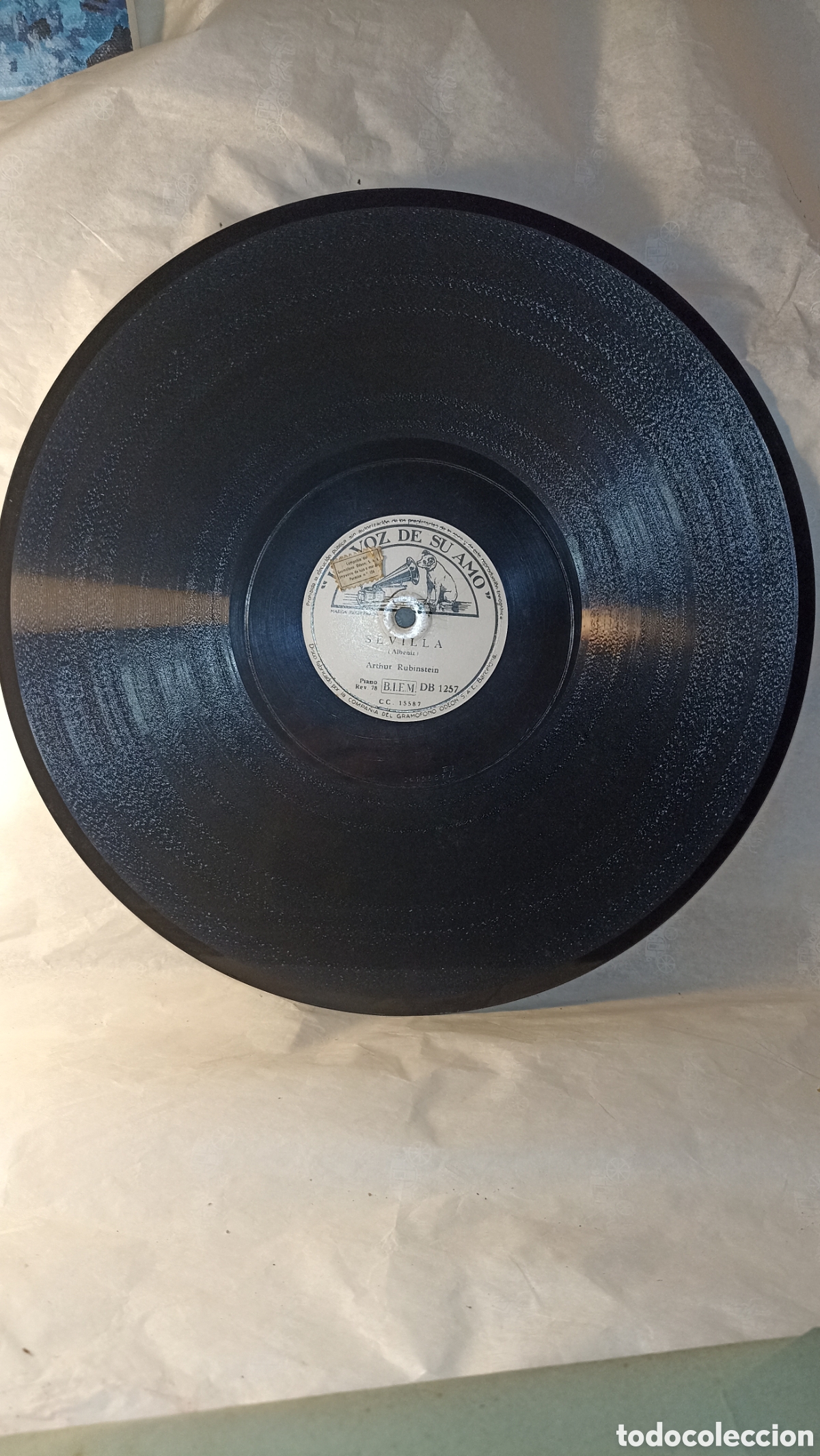 Discos de pizarra: Arthur rubinstein interpreta Sevilla y Navarra de Isaac Alb&eacute;niz - Foto 3